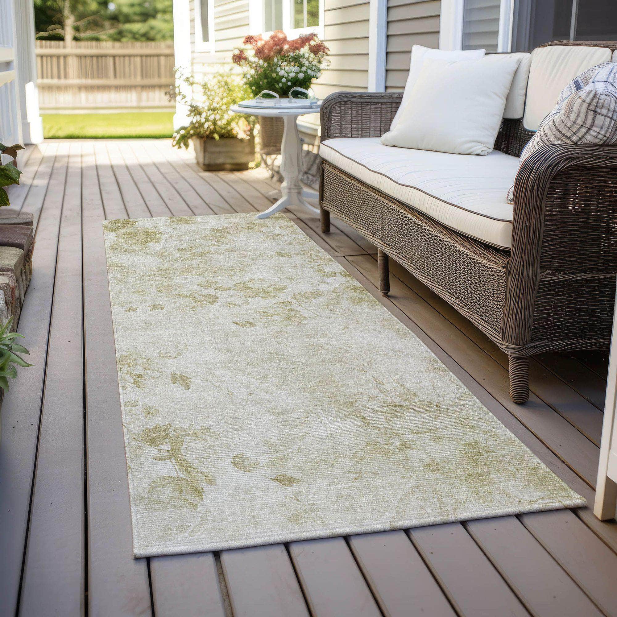 Machine Made ACN724 Khaki Brown Rugs #color_khaki brown