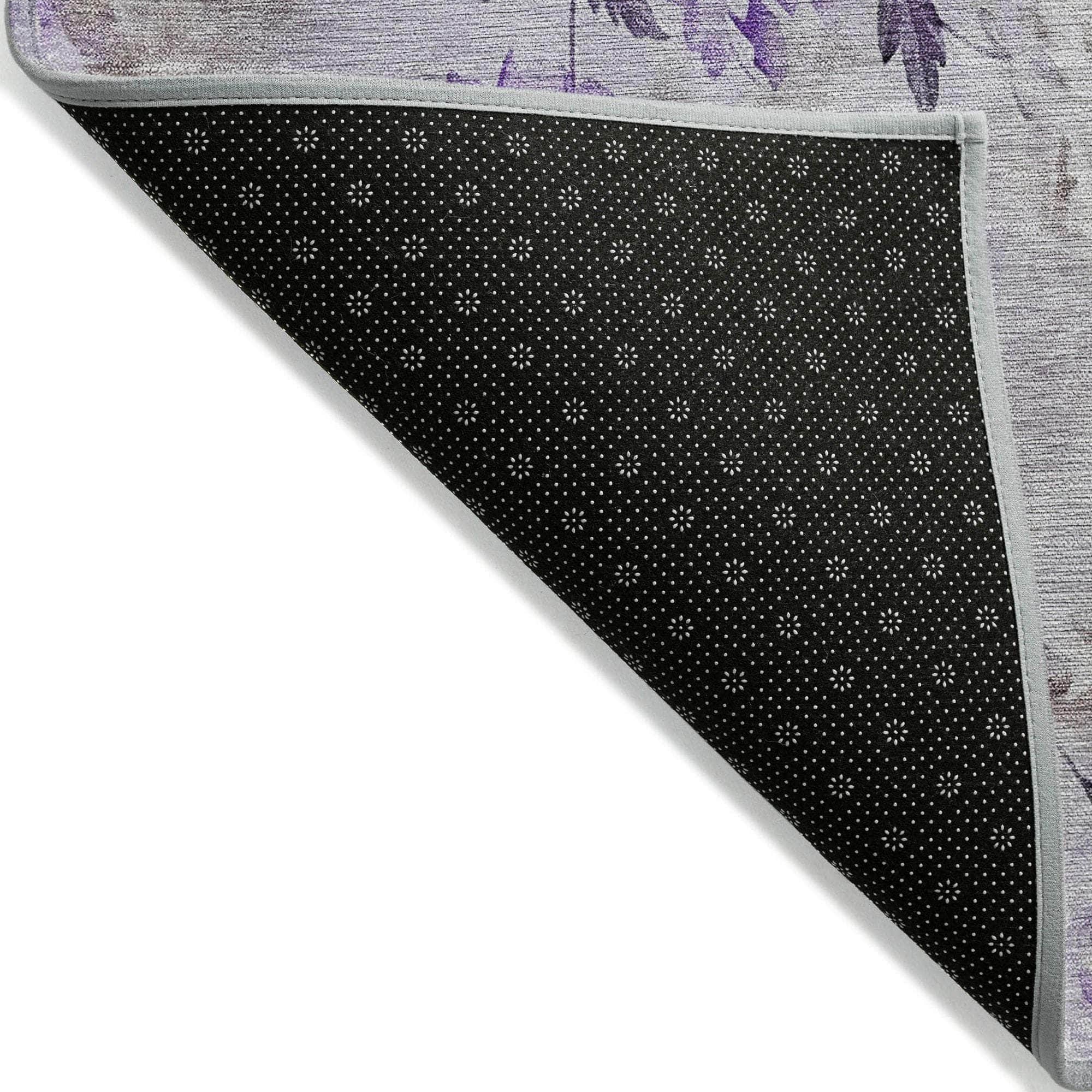 Machine Made ACN724 Purple  Rugs #color_purple 