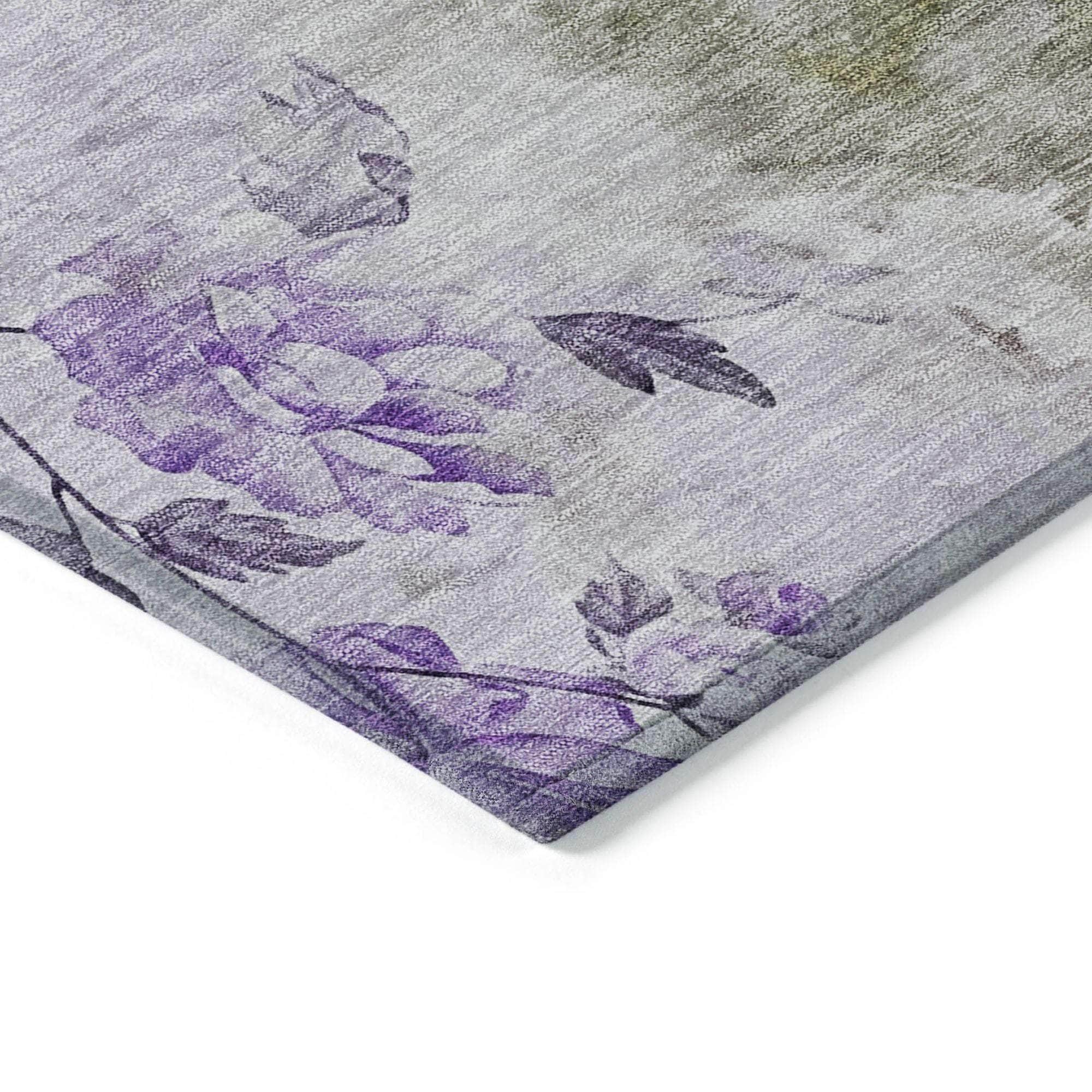 Machine Made ACN724 Purple  Rugs #color_purple 