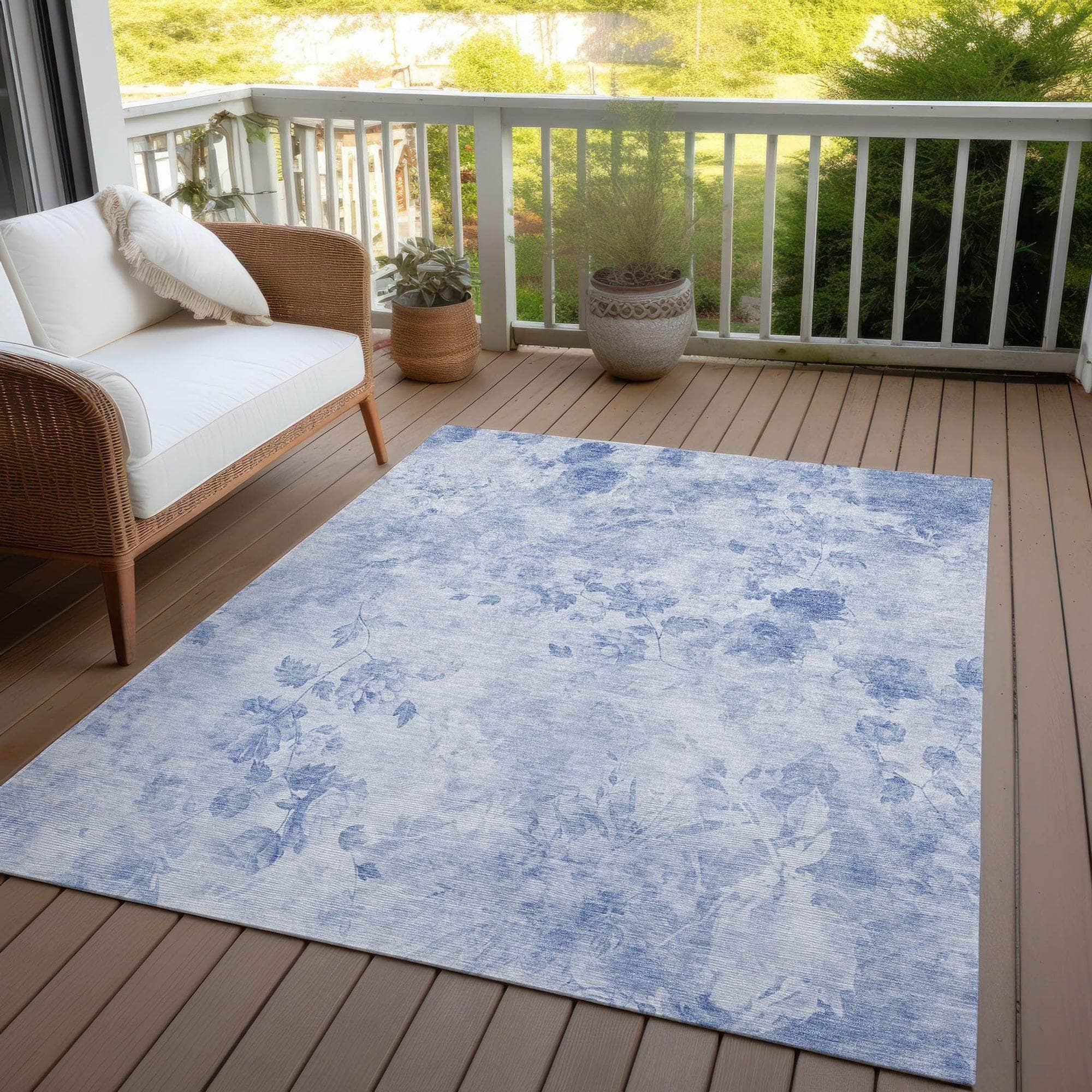 Machine Made ACN724 Sky Blue Rugs #color_sky blue