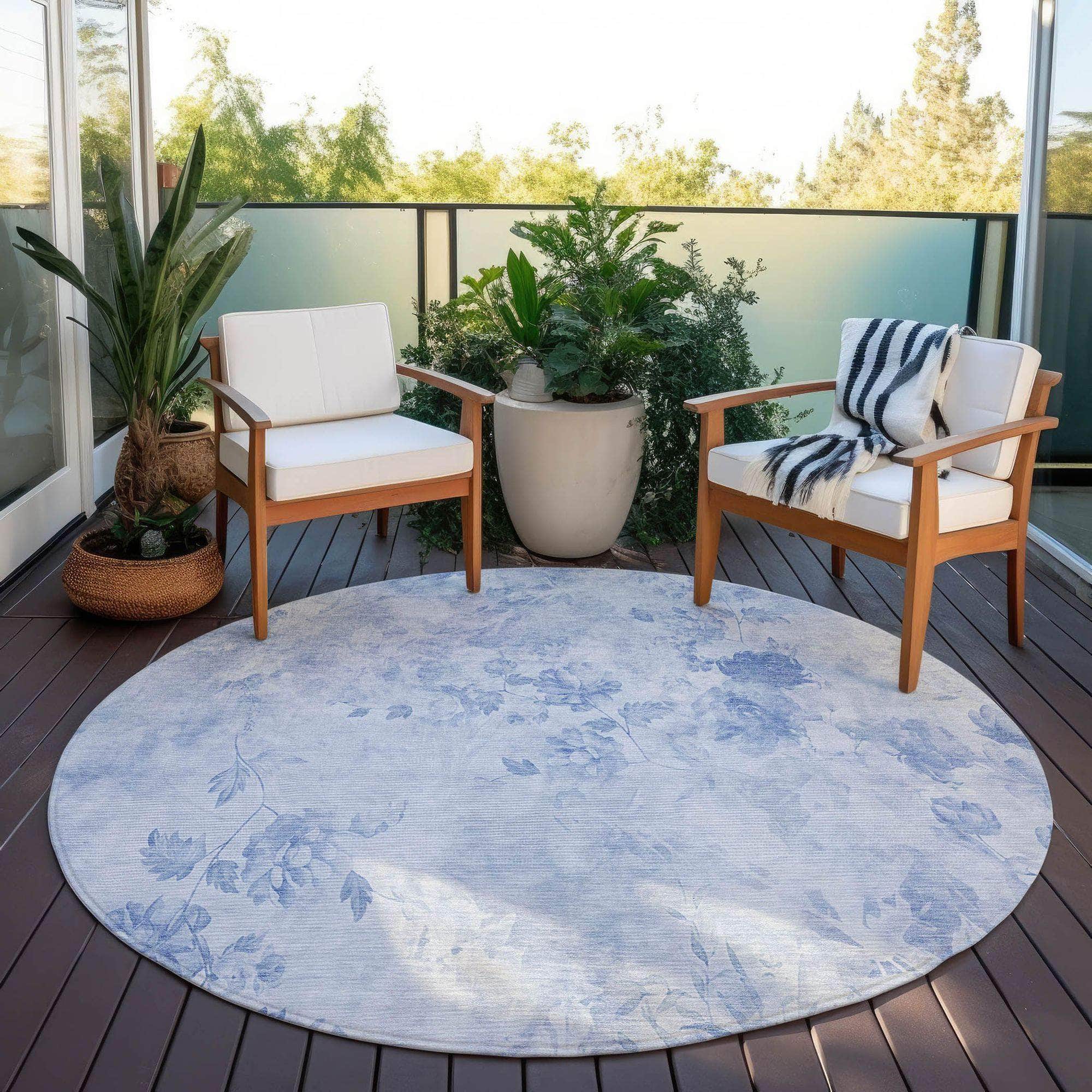 Machine Made ACN724 Sky Blue Rugs #color_sky blue