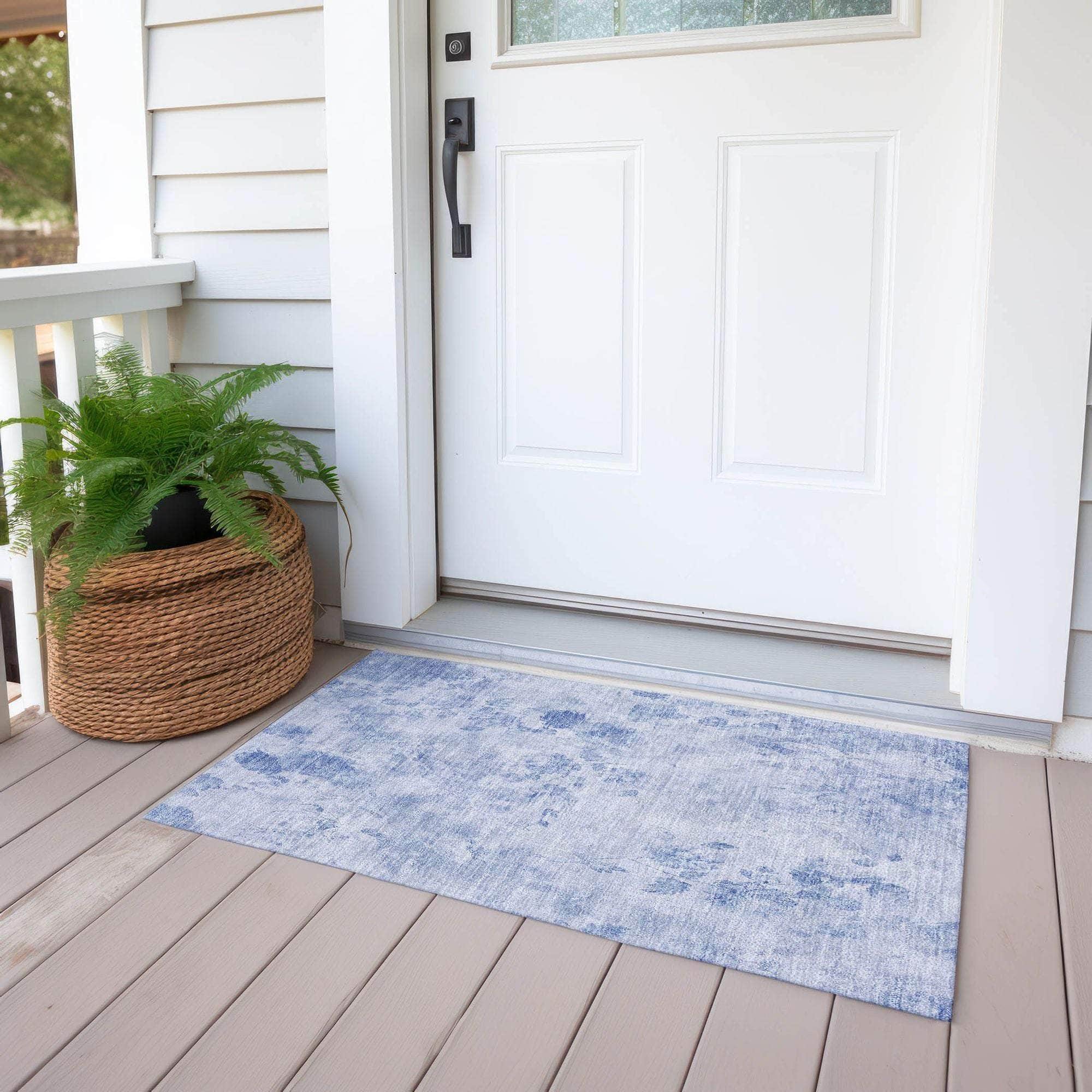 Machine Made ACN724 Sky Blue Rugs #color_sky blue