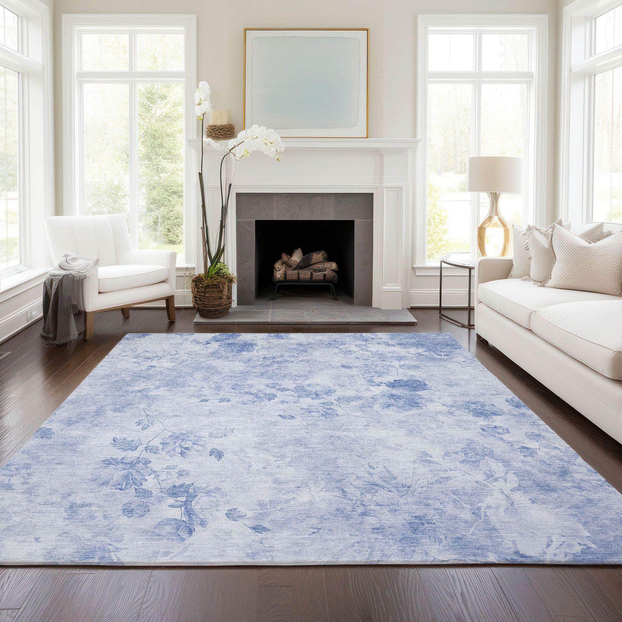 Machine Made ACN724 Sky Blue Rugs #color_sky blue
