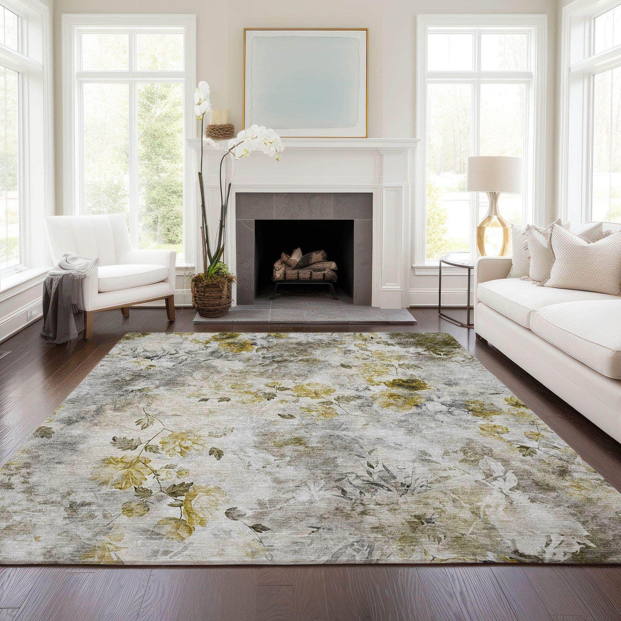Machine Made ACN724 Taupe Brown Rugs #color_taupe brown