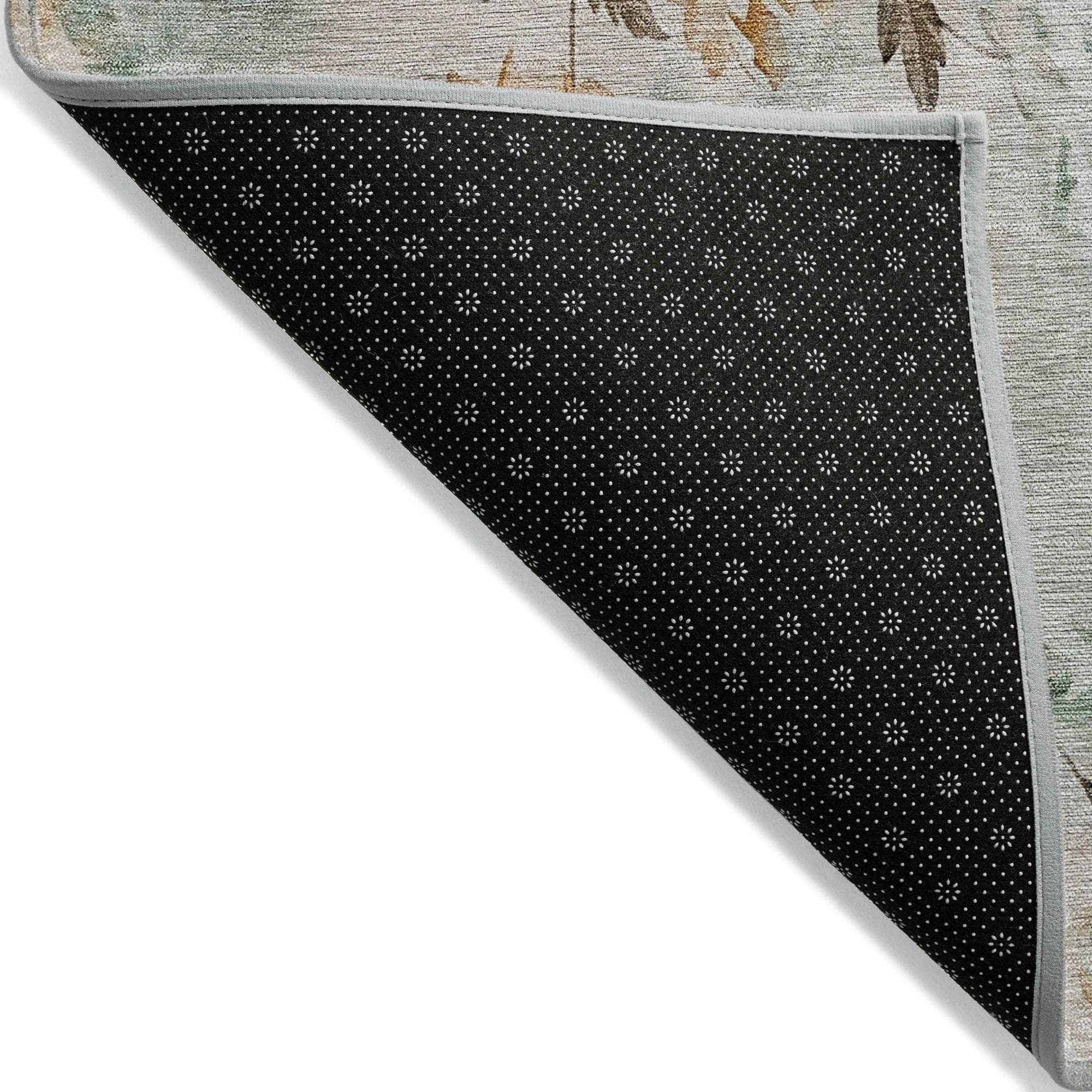Machine Made ACN724 Teal  Rugs #color_teal 