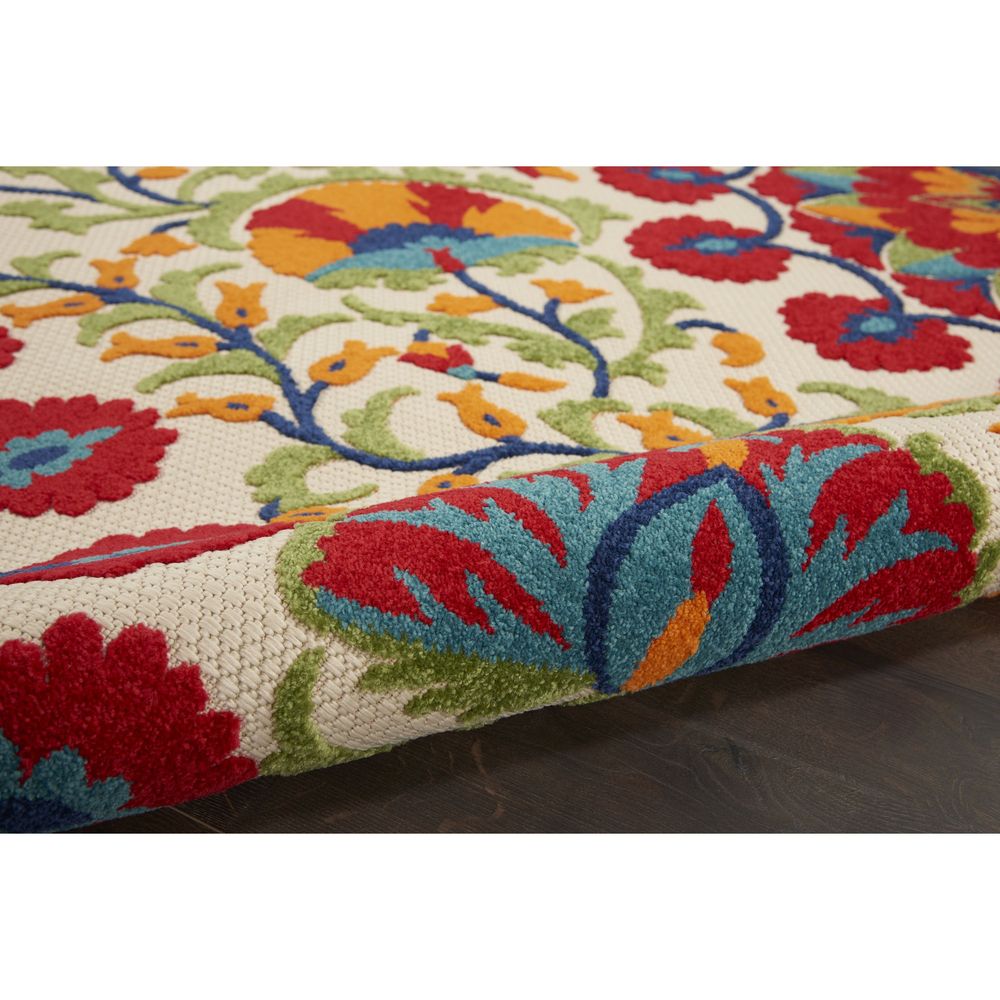 Aloha ALH20 Red/Multi Rugs #color_red/multi