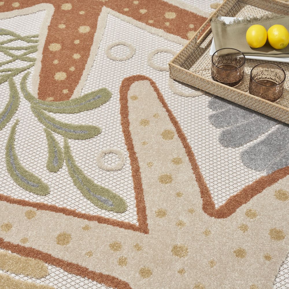 Aloha ALH24 Ivory Multicolor Rug #color_ivory multicolor