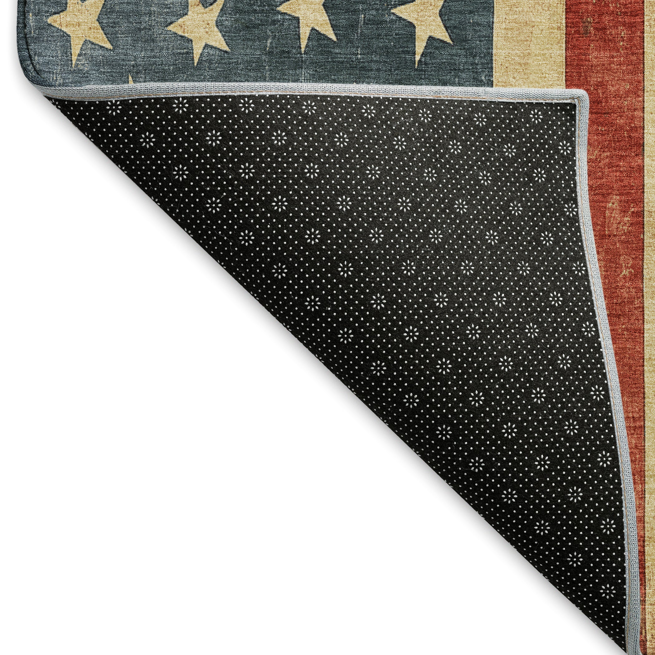 Luxury Machine Washable Indoor/Outdoor Casual AM1 Red Rug 1'8" x 2'6" #shape_Rectangle