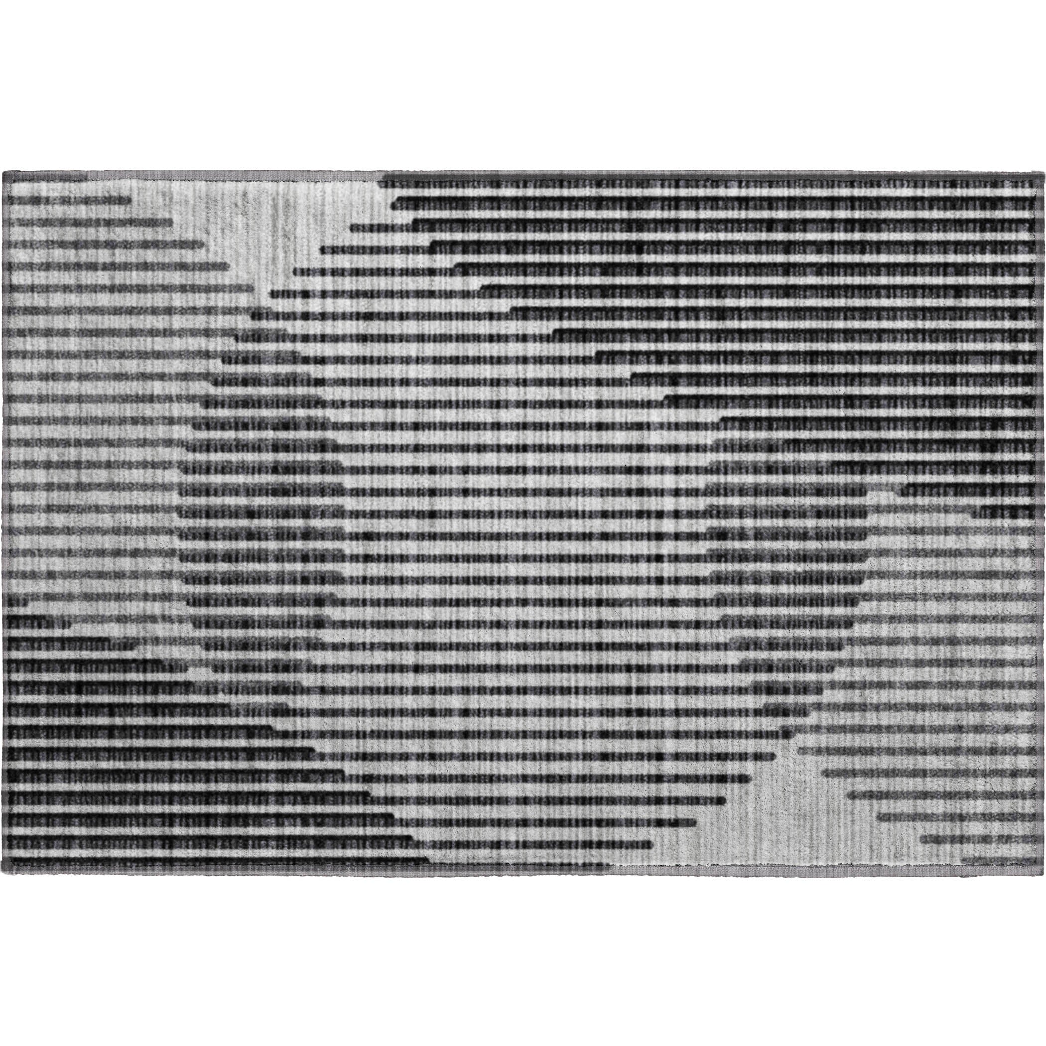 Reykjavik Machine Washable Transitional Gray Rug 1'8" x 2'6" #shape_Rectangle