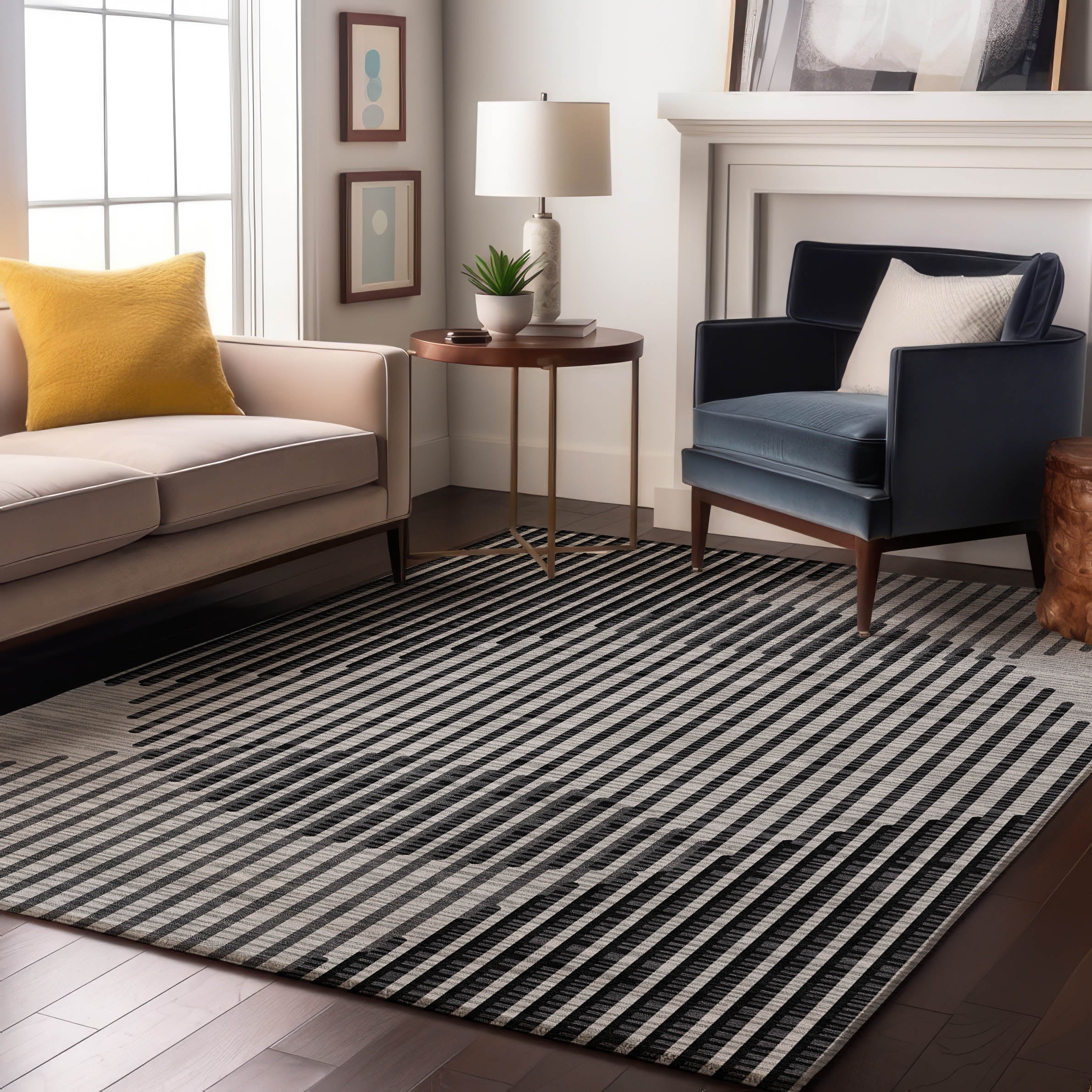 Reykjavik Machine Washable Transitional Gray Rug 2'6" x 3'10" #shape_Rectangle