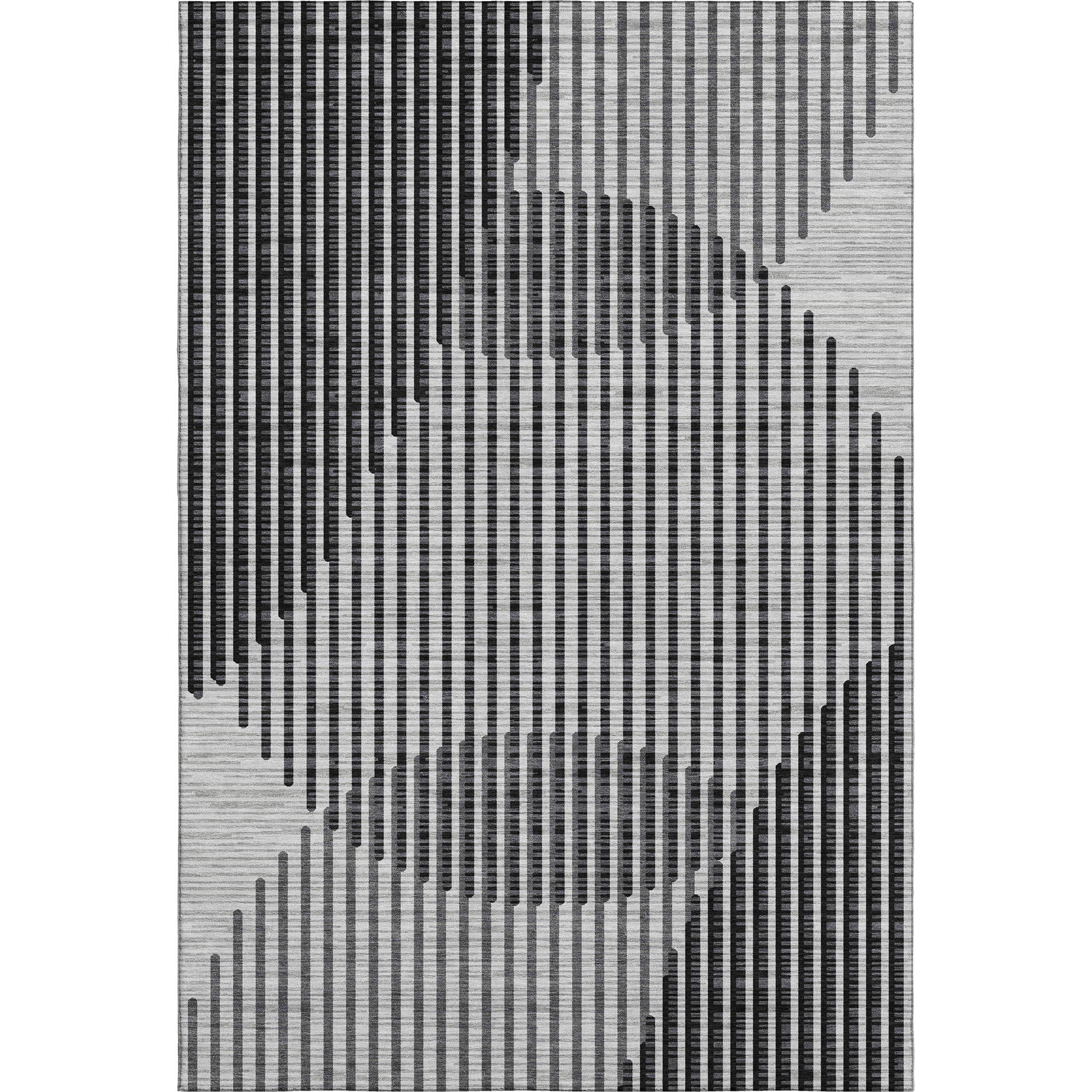 Reykjavik Machine Washable Transitional Gray Rug 2'6" x 3'10" #shape_Rectangle