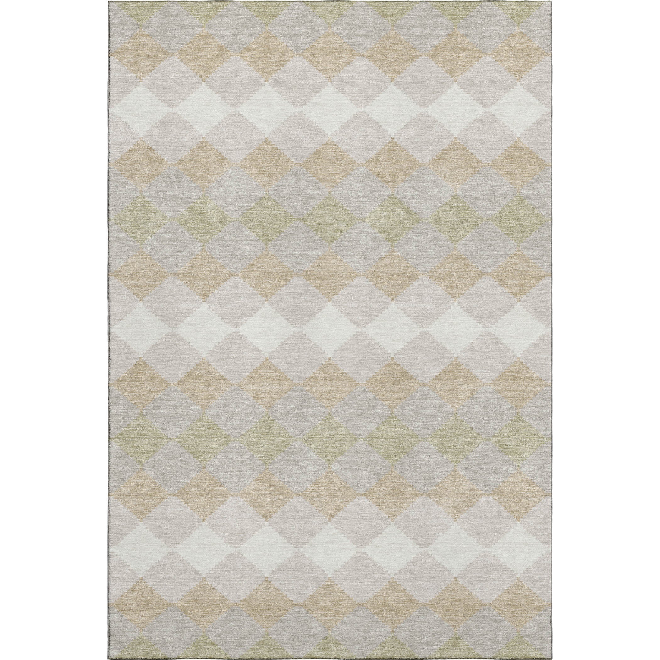 Colombo Machine Washable Transitional Beige Brown Rug 2'6" x 3'10" #shape_Rectangle