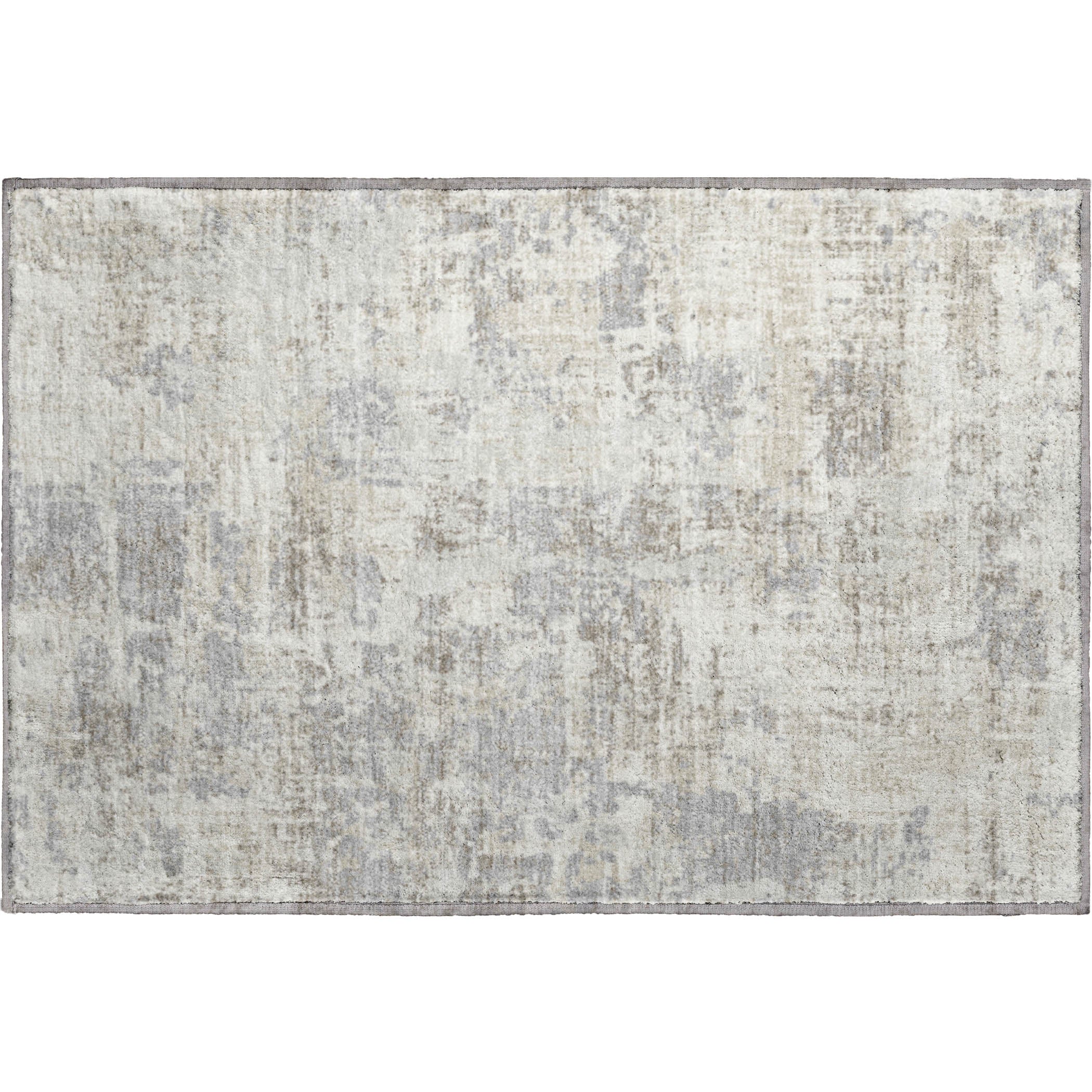 Athens Machine Washable Transitional Ivory Rug 1'8" x 2'6" #shape_Rectangle