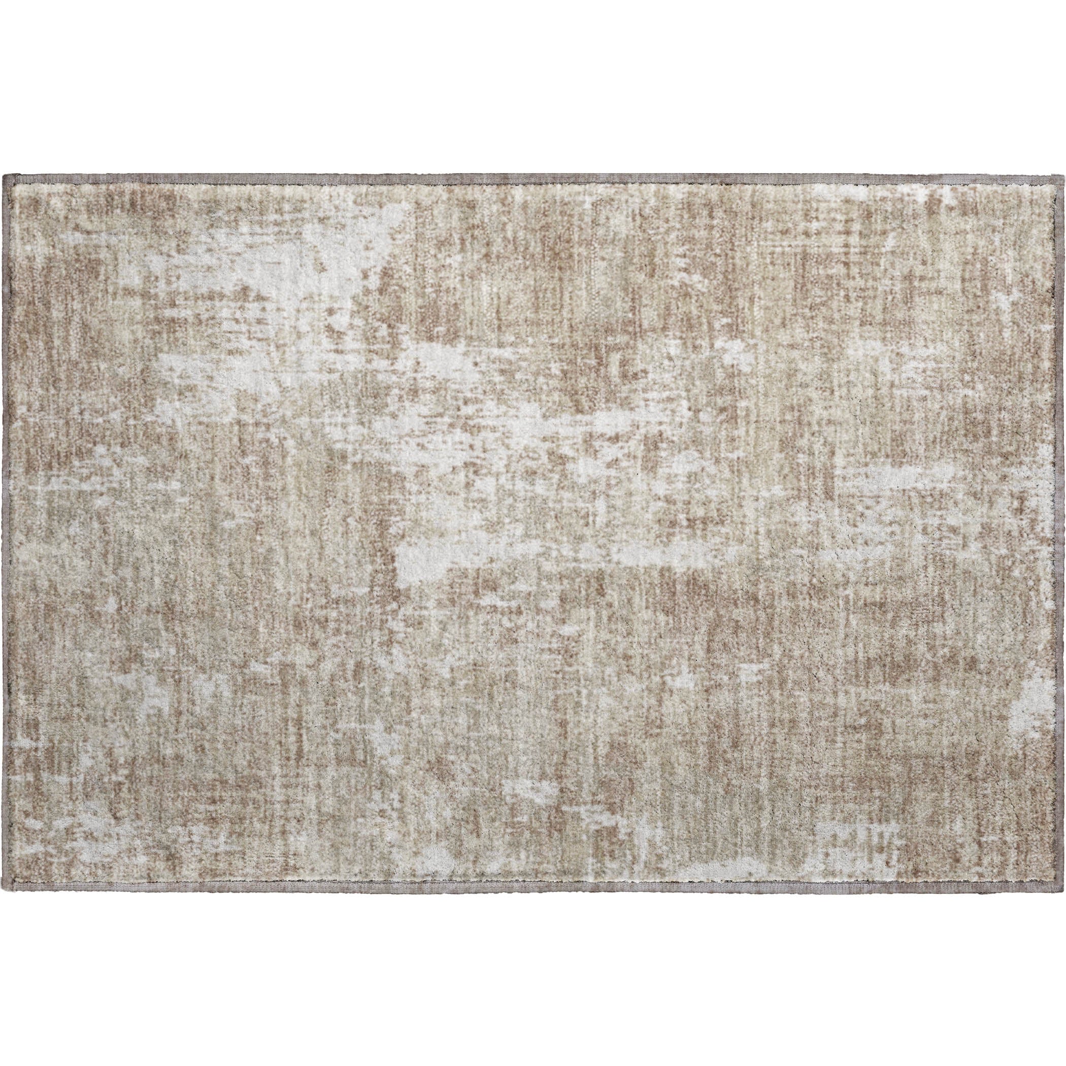 Athens Machine Washable Transitional Taupe Brown Rug 1'8" x 2'6" #shape_Rectangle