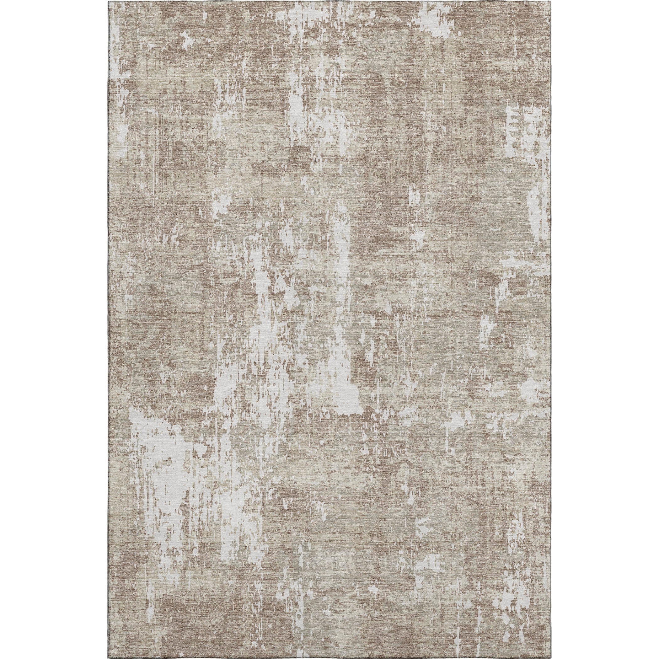 Athens Machine Washable Transitional Taupe Brown Rug 2'6" x 3'10" #shape_Rectangle