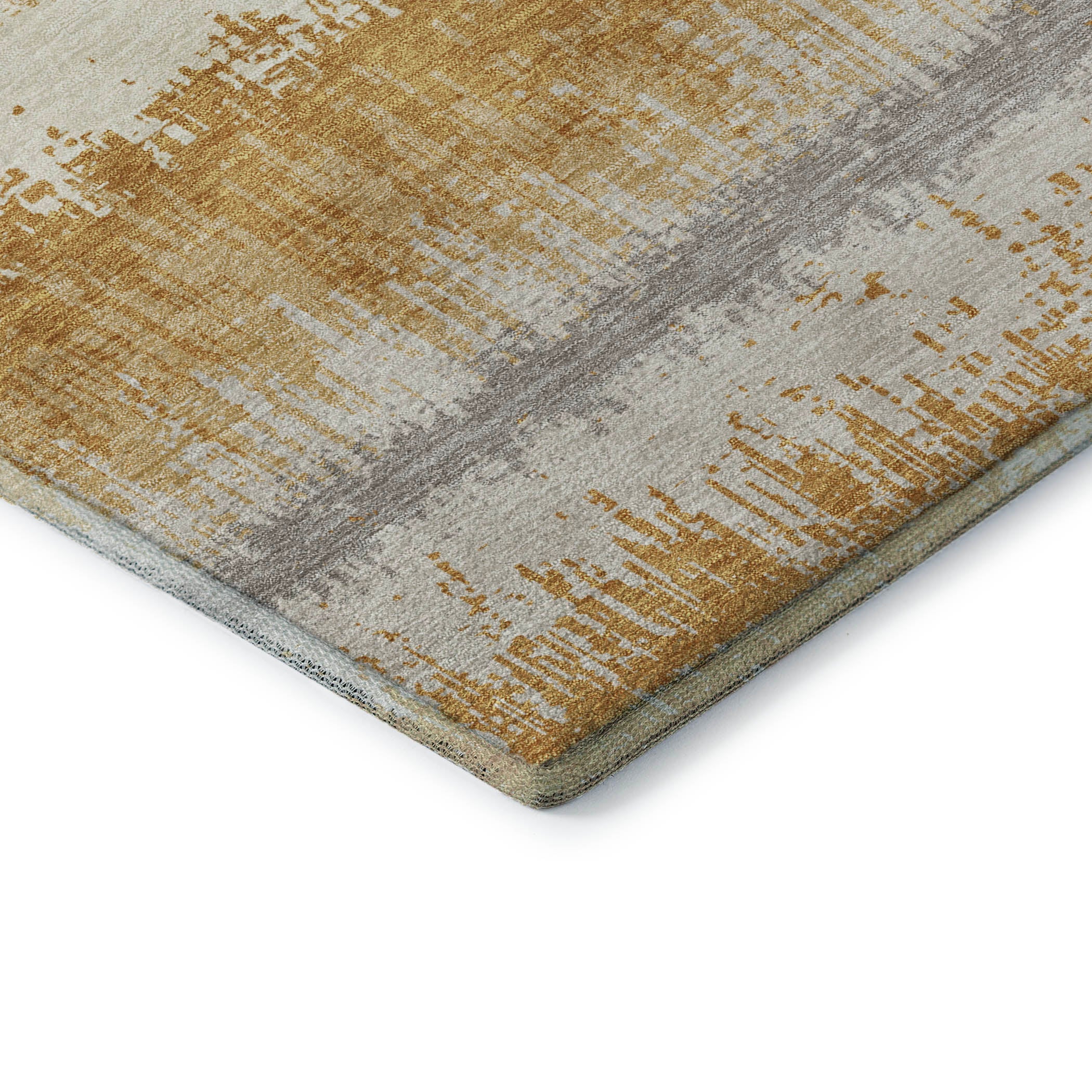 Marrakech Machine Washable Transitional Gold Rug 1'8" x 2'6" #shape_Rectangle