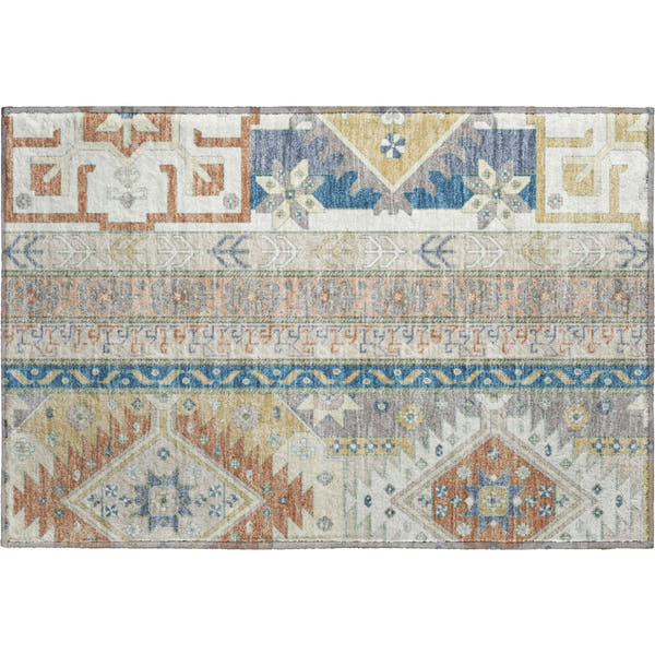 Chiang Mai Machine Washable Transitional Ivory Rug 1'8" x 2'6"