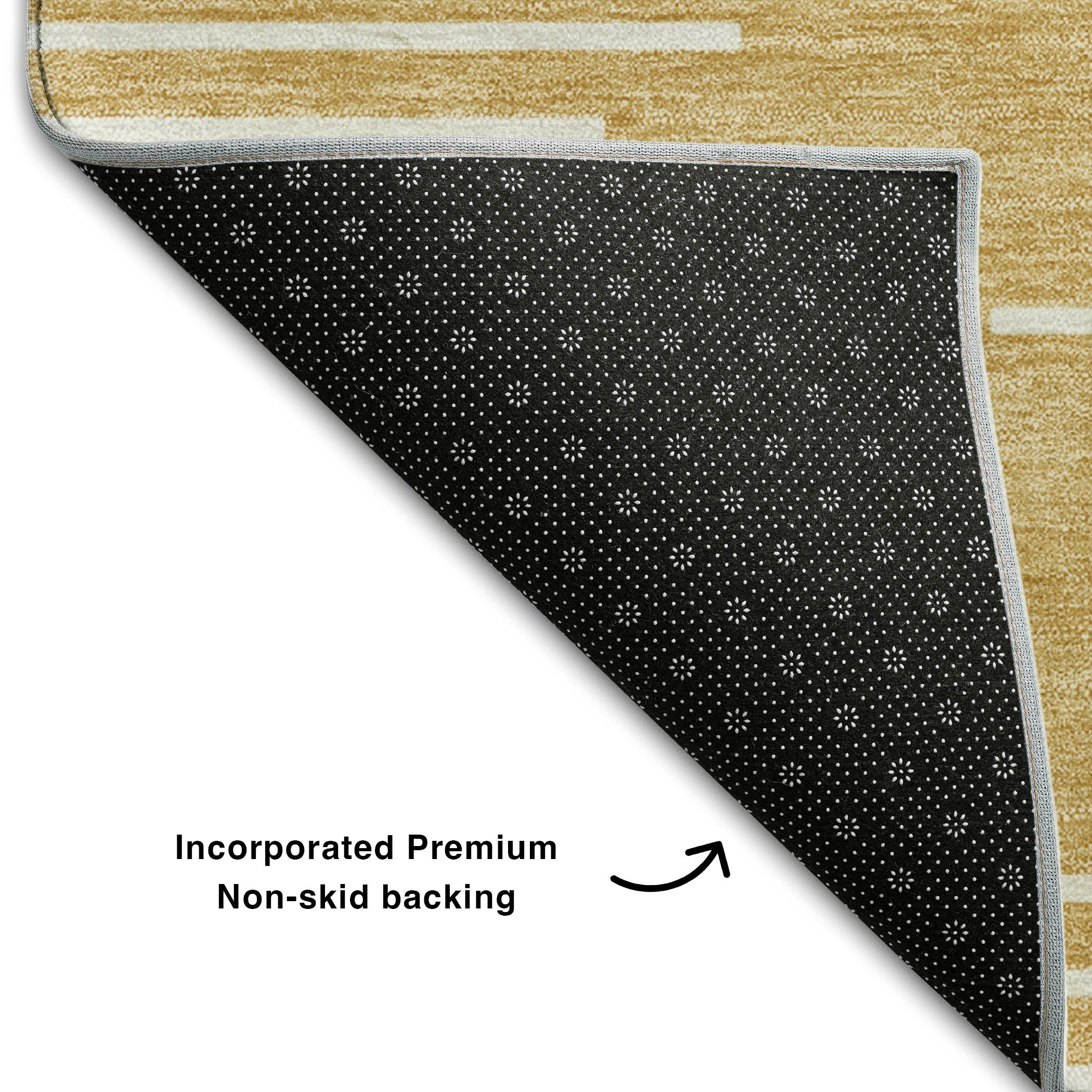 Marrakech Machine Washable Transitional Gold Rug 1'8" x 2'6" #shape_Rectangle