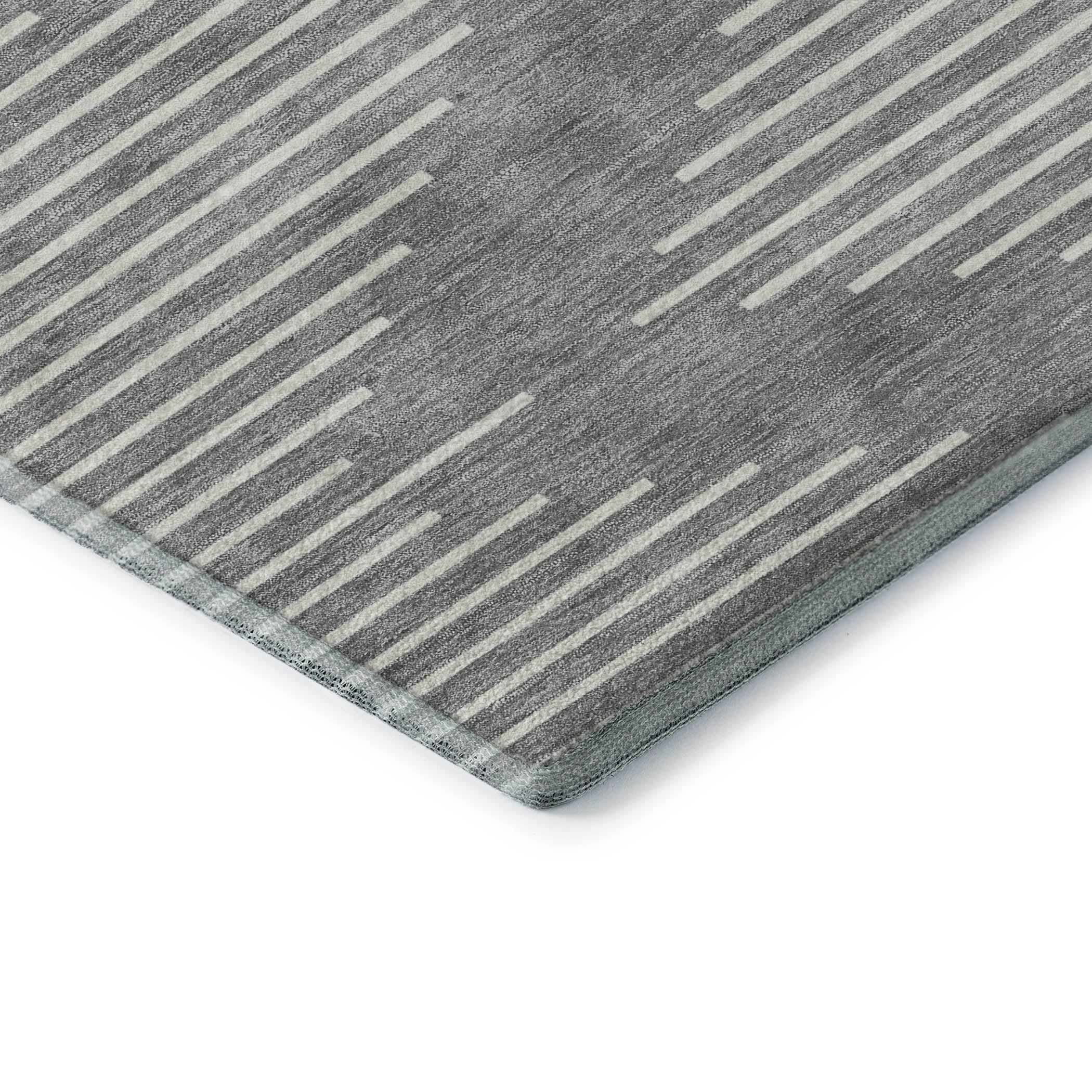 Marrakech Machine Washable Transitional Gray Rug 1'8" x 2'6" #shape_Rectangle