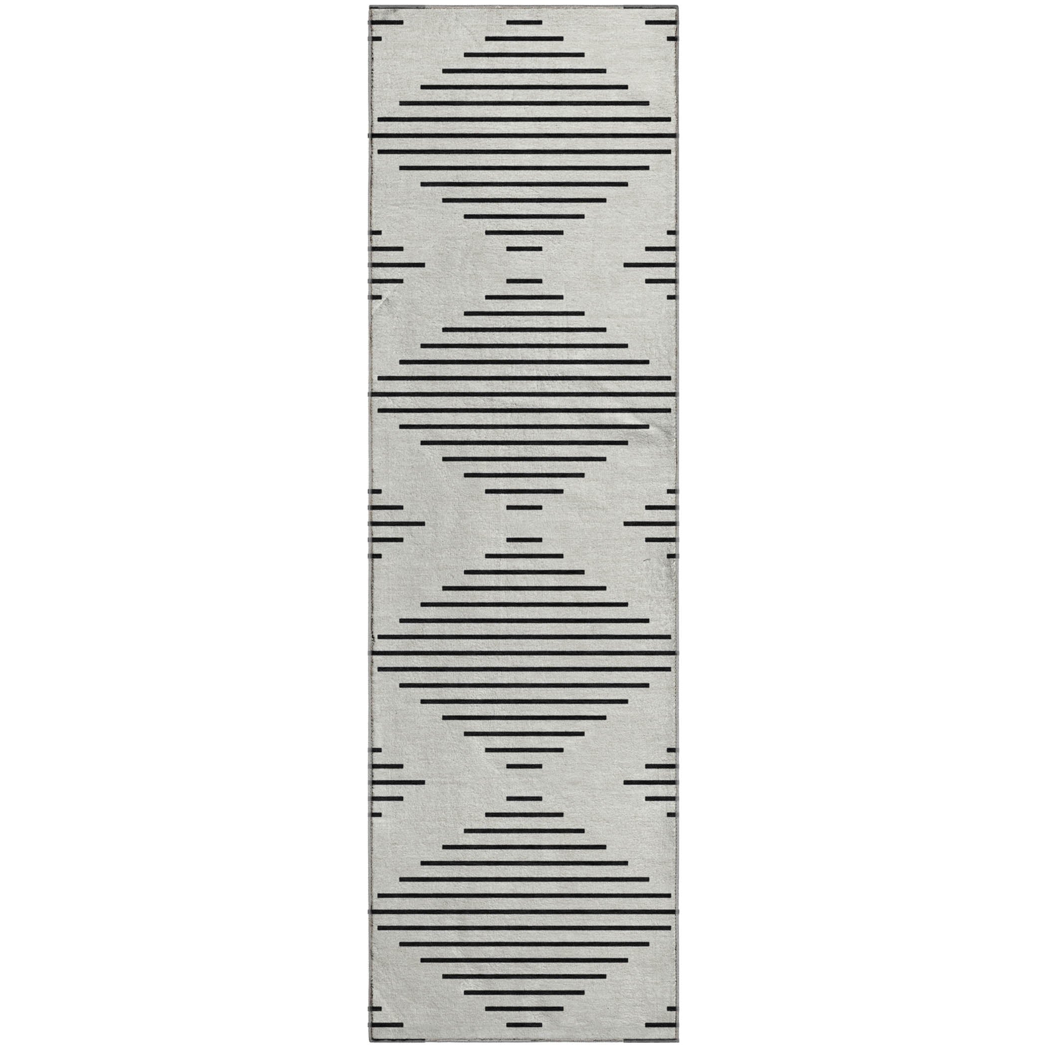 Marrakech Machine Washable Transitional Ivory Rug 2'3" x 7'6" #shape_Runner