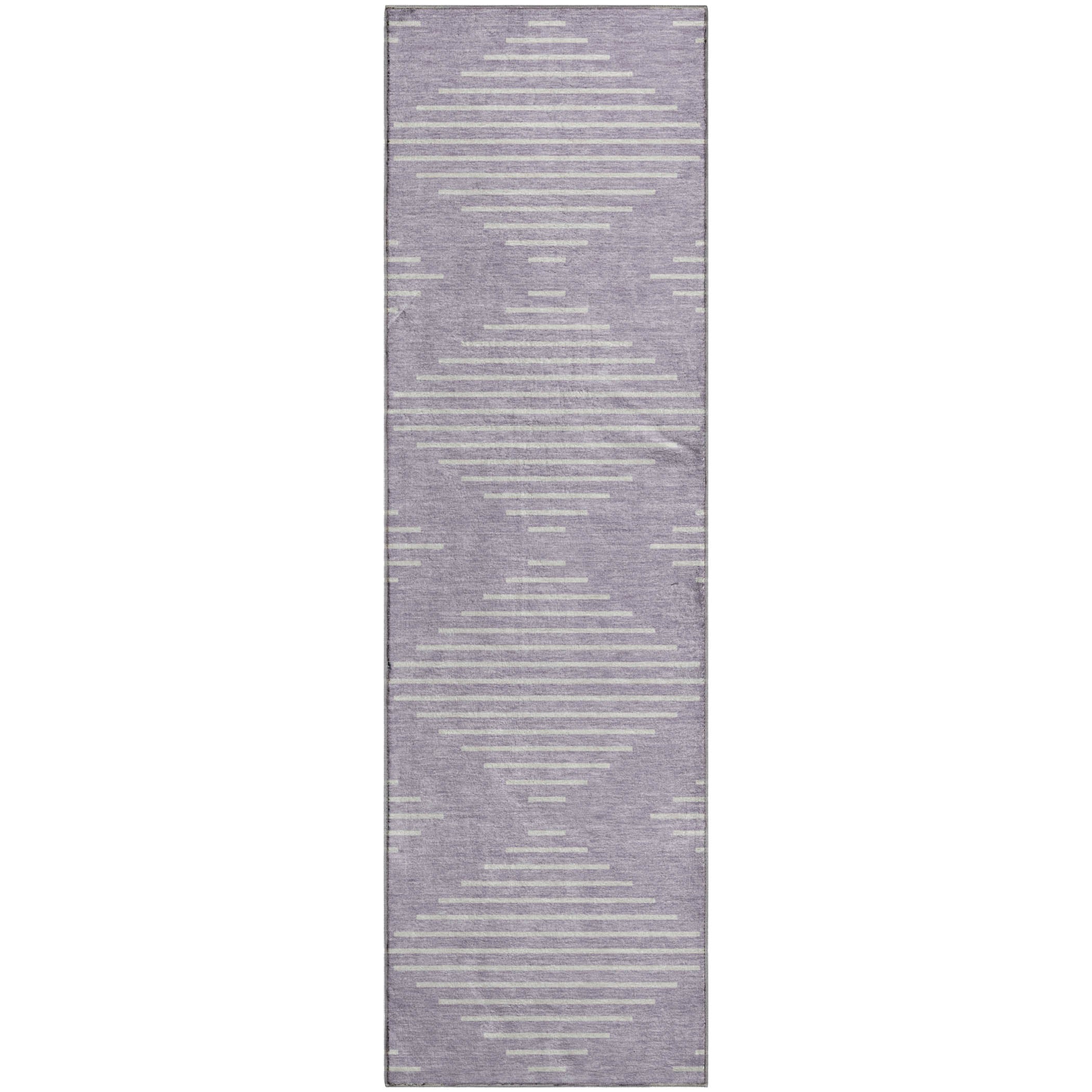 Marrakech Machine Washable Transitional Lavender Purple Rug 2'3" x 7'6" #shape_Runner