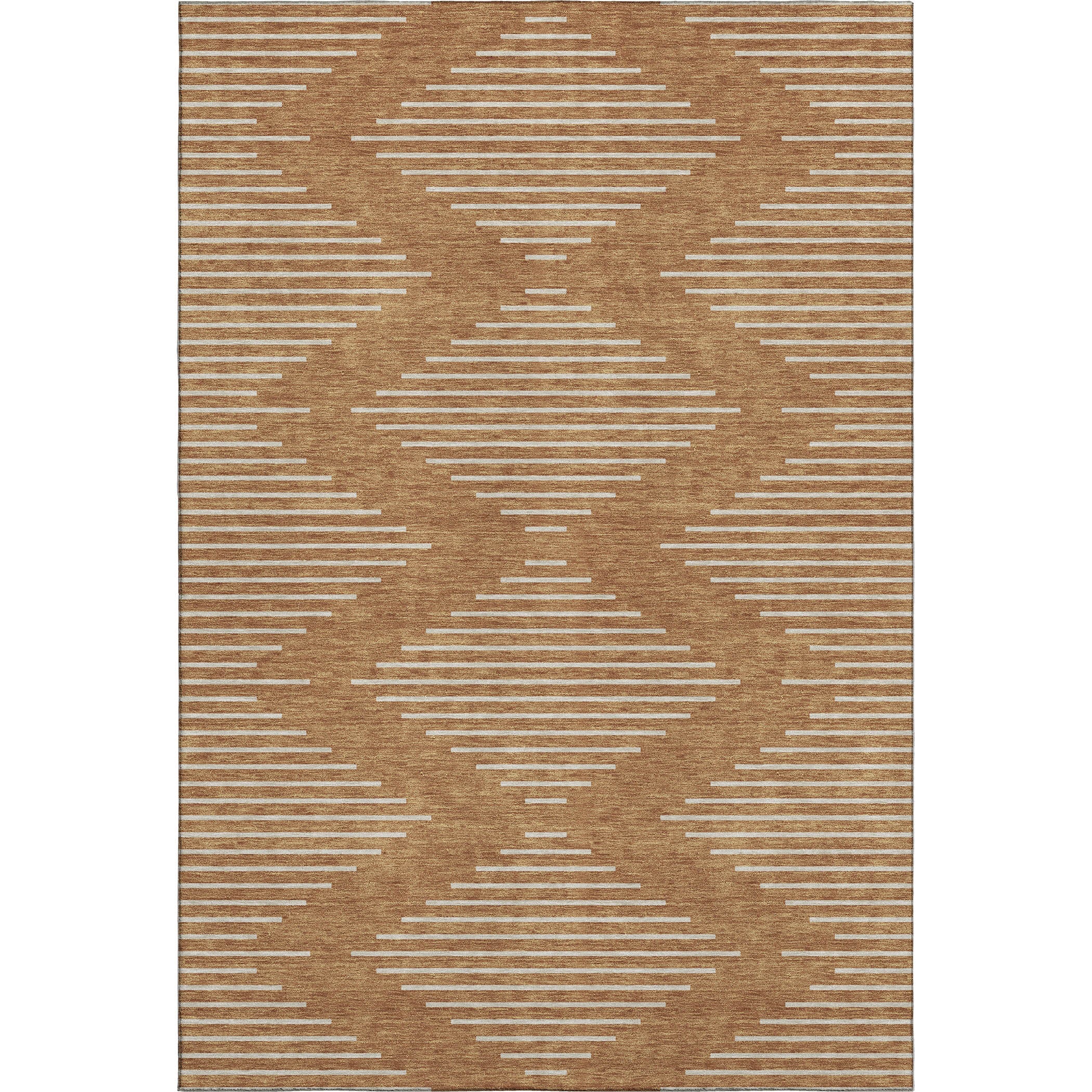 Marrakech Machine Washable Transitional Paprika Orange Rug 2'6" x 3'10" #shape_Rectangle