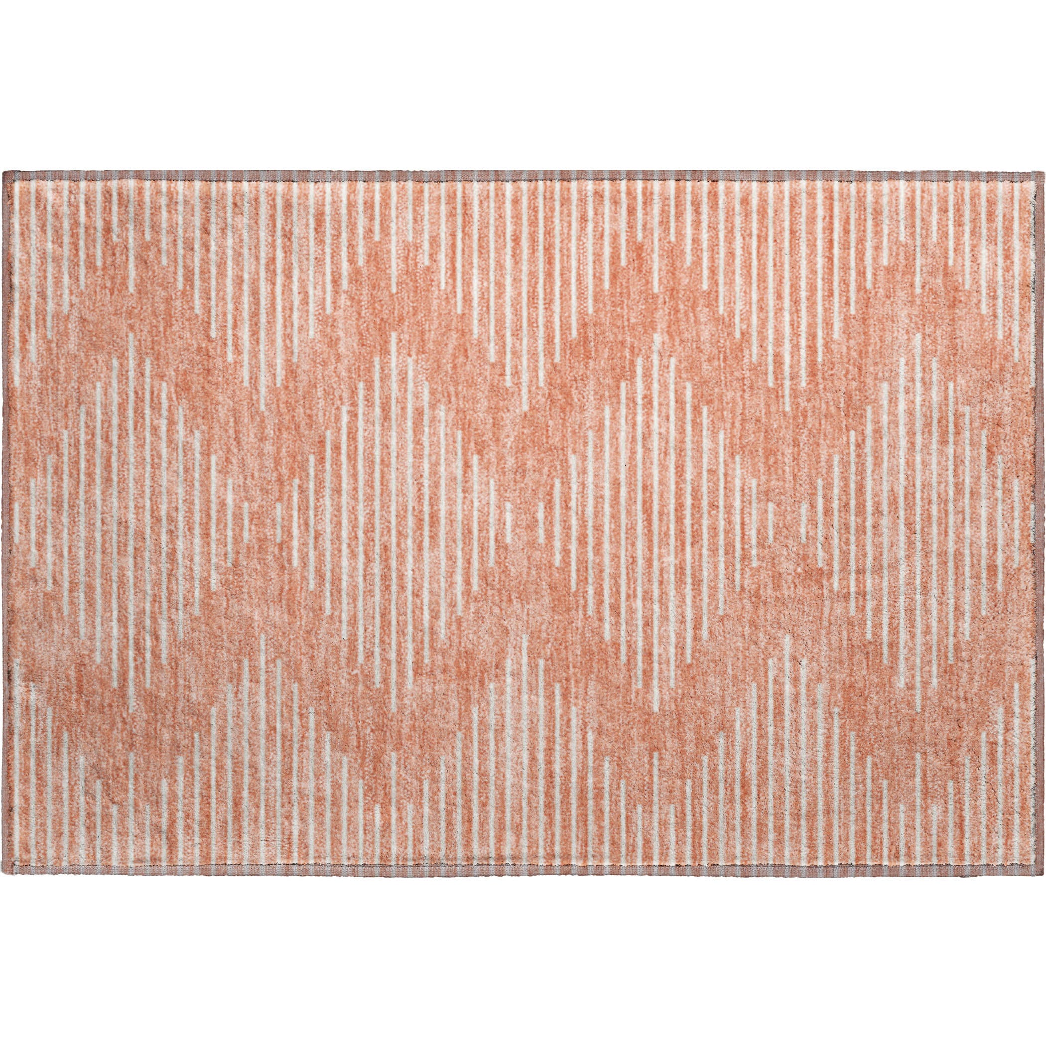 Marrakech Machine Washable Transitional Salmon Orange Rug 1'8" x 2'6" #shape_Rectangle