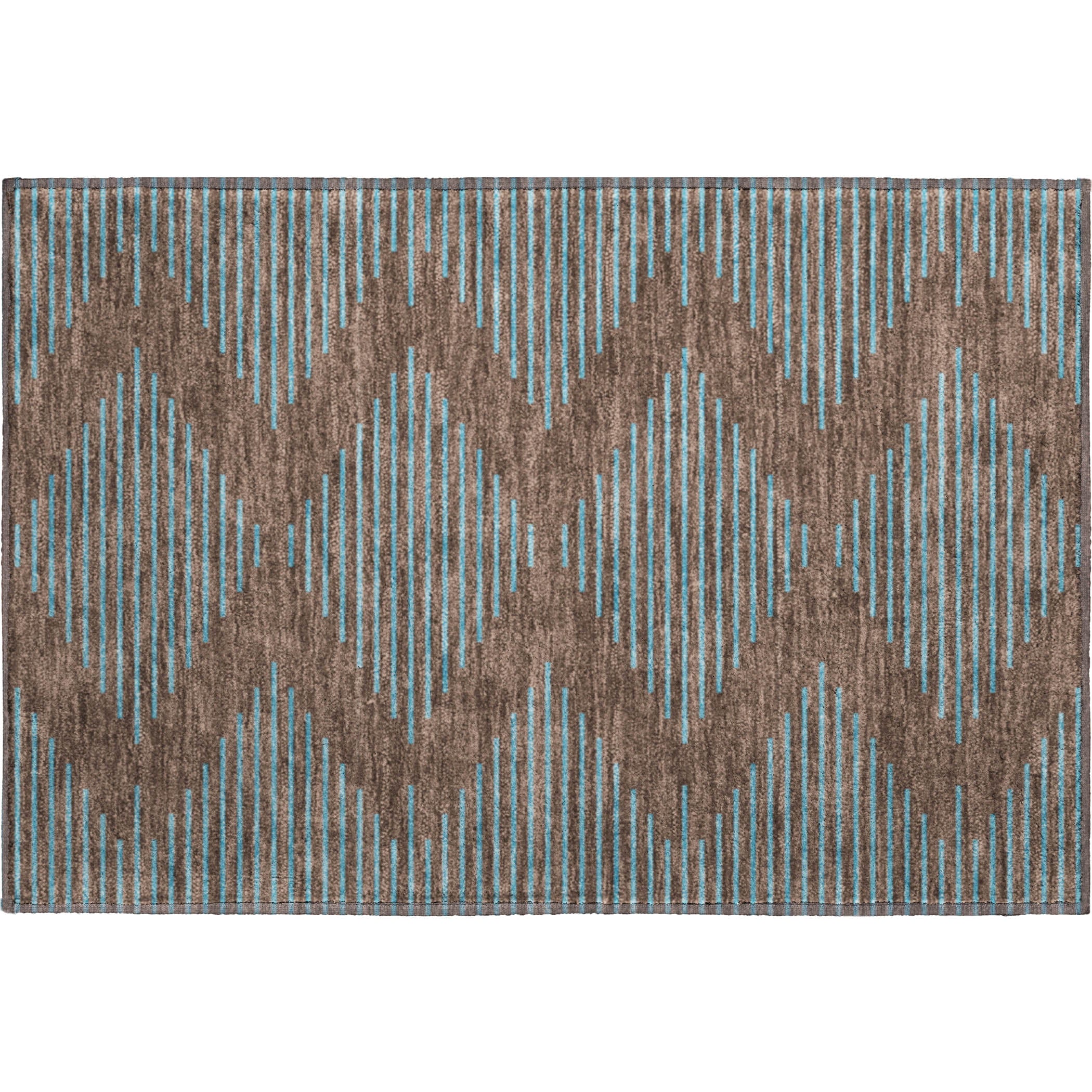 Sintra Machine Washable Transitional Brown Rug 1'8" x 2'6" #shape_Rectangle