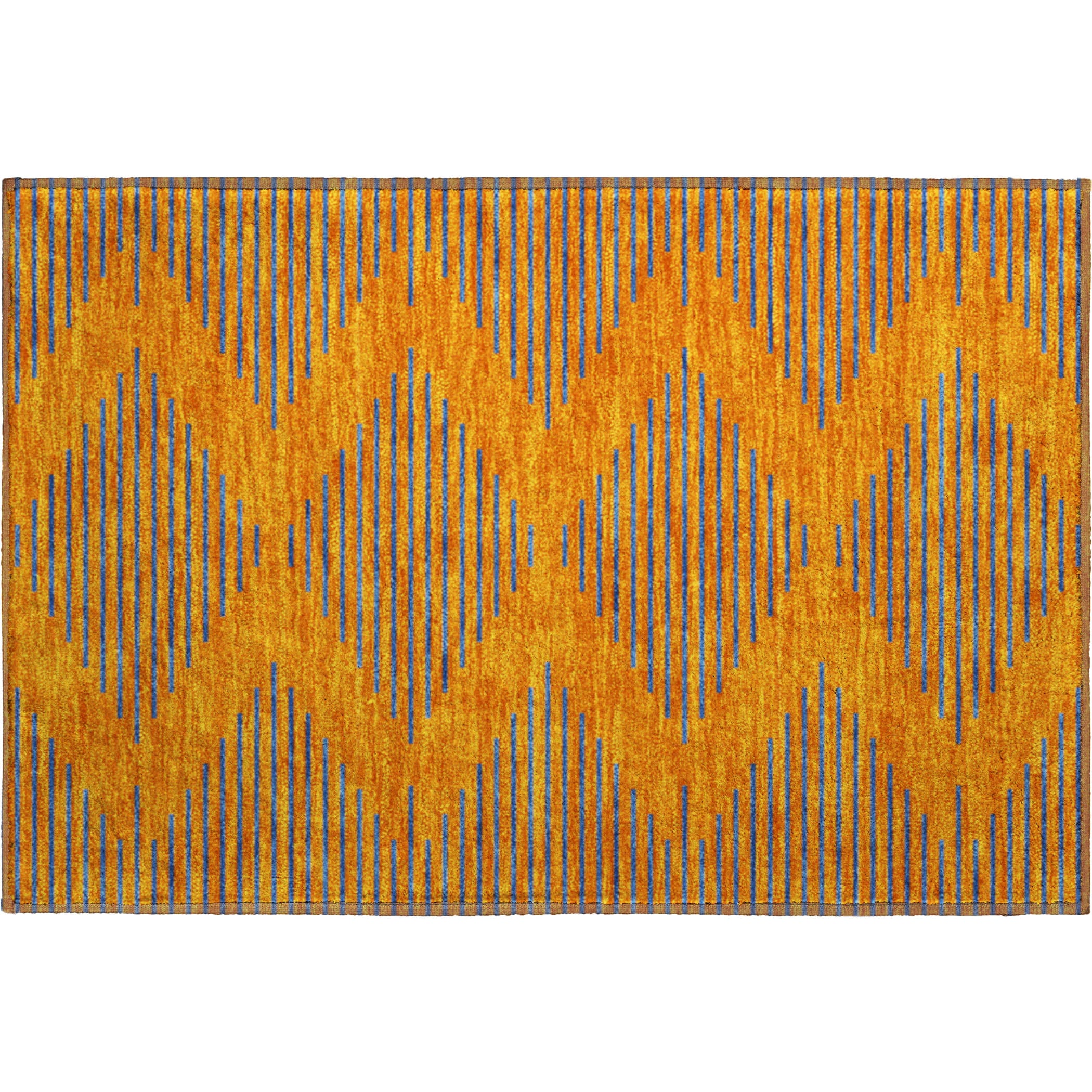 Sintra Machine Washable Transitional Orange Rug 1'8" x 2'6" #shape_Rectangle