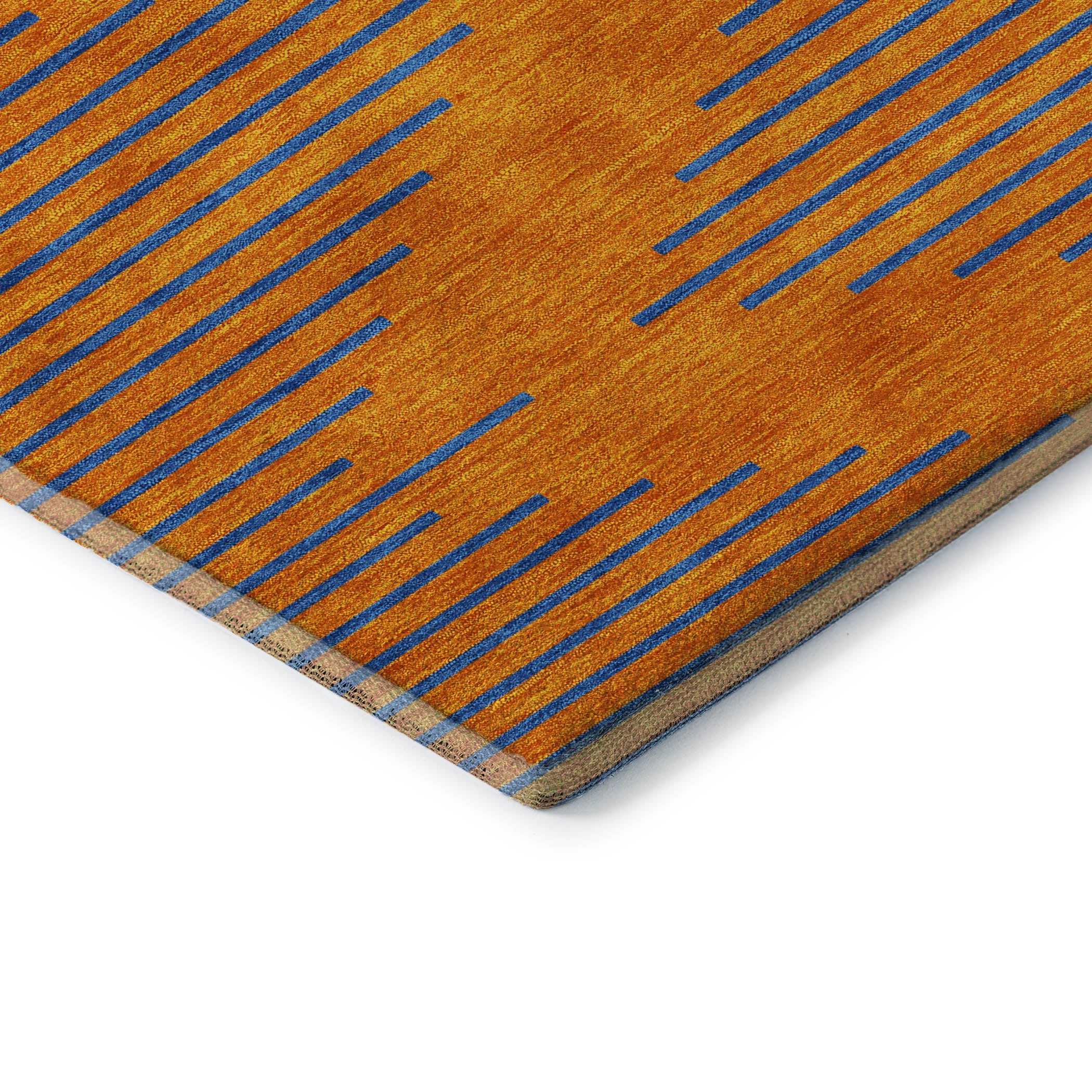Sintra Machine Washable Transitional Orange Rug 1'8" x 2'6" #shape_Rectangle