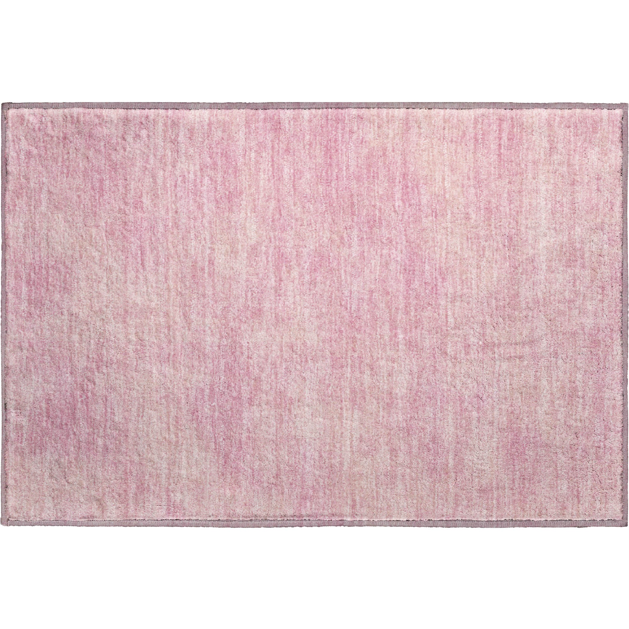 Rome Machine Washable Transitional Pink Rug 1'8" x 2'6" #shape_Rectangle