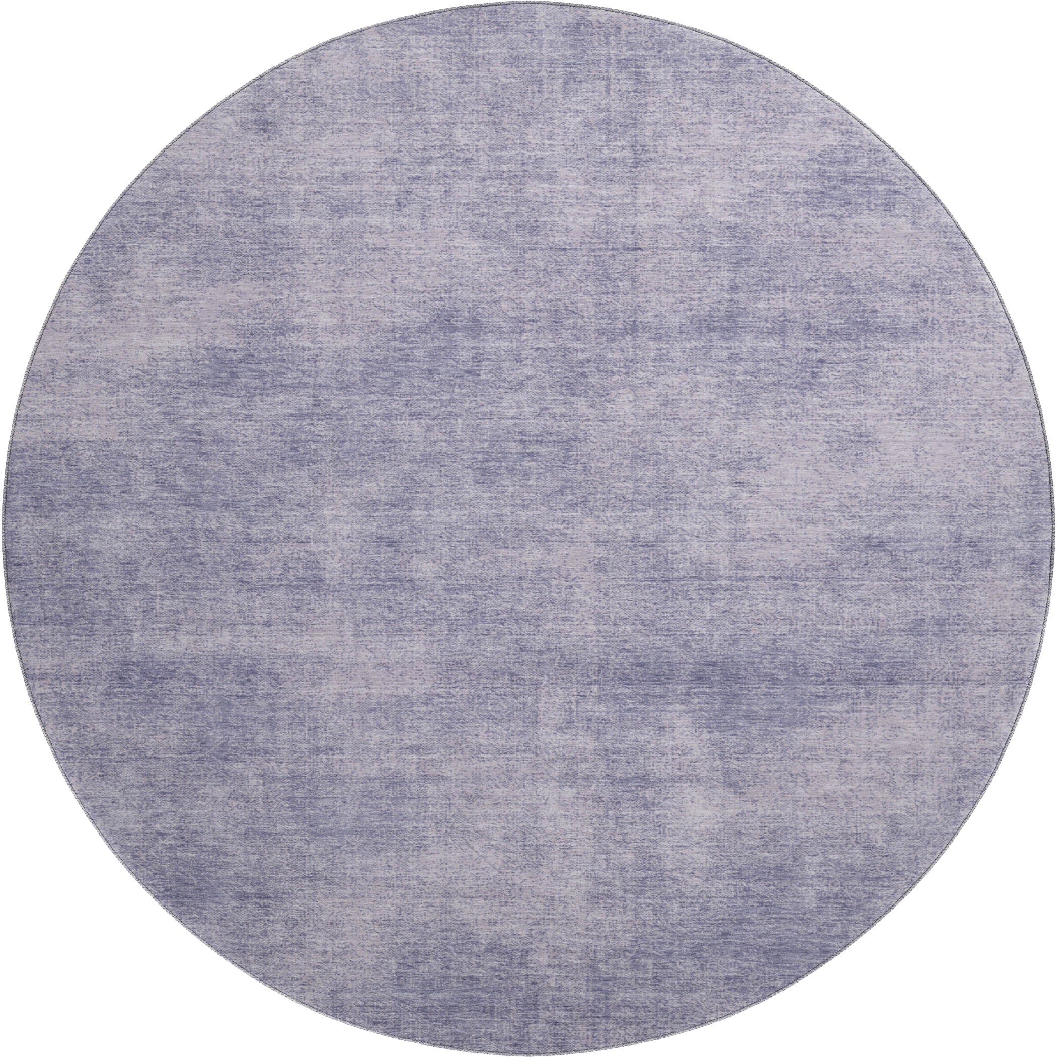 Rome Machine Washable Transitional Purple Rug 8' x 8' #shape_Round