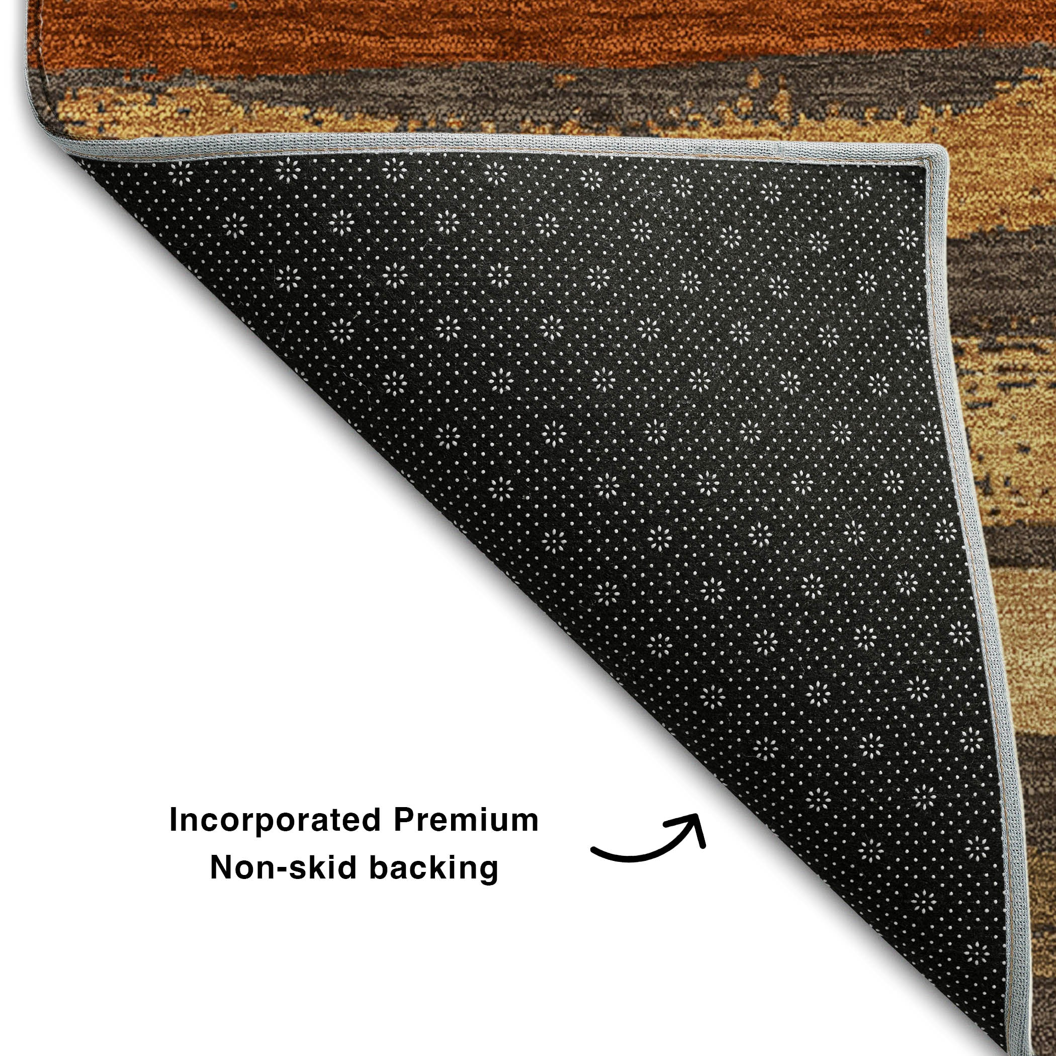 Budapest Machine Washable Transitional Chocolate Brown Rug 1'8" x 2'6" #shape_Rectangle