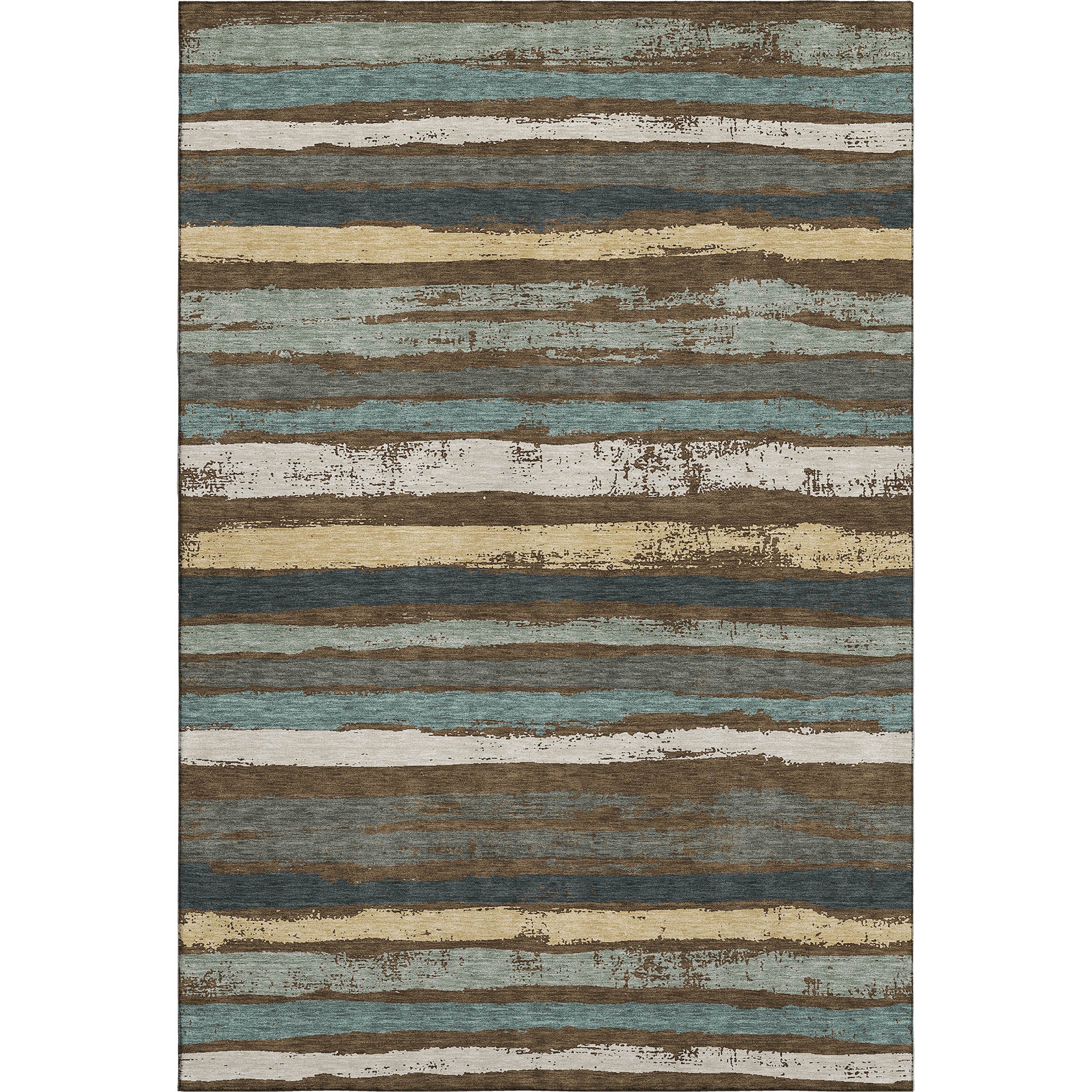 Budapest Machine Washable Transitional Fudge Brown Rug 2'6" x 3'10" #shape_Rectangle