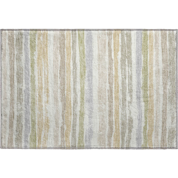 Budapest Machine Washable Transitional Ivory Rug 1'8" x 2'6"