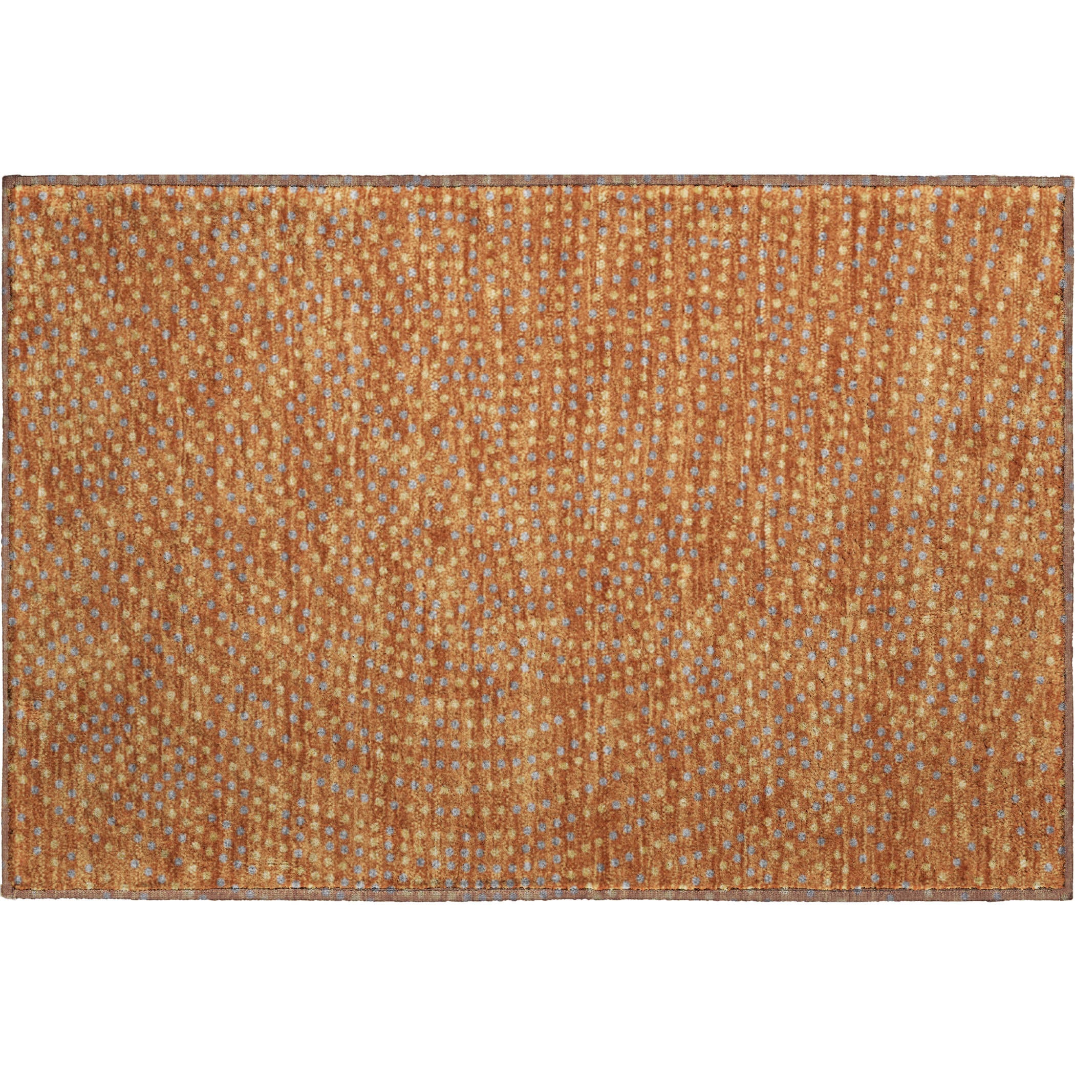 Sarajevo Machine Washable Transitional Paprika Orange Rug 1'8" x 2'6" #shape_Rectangle