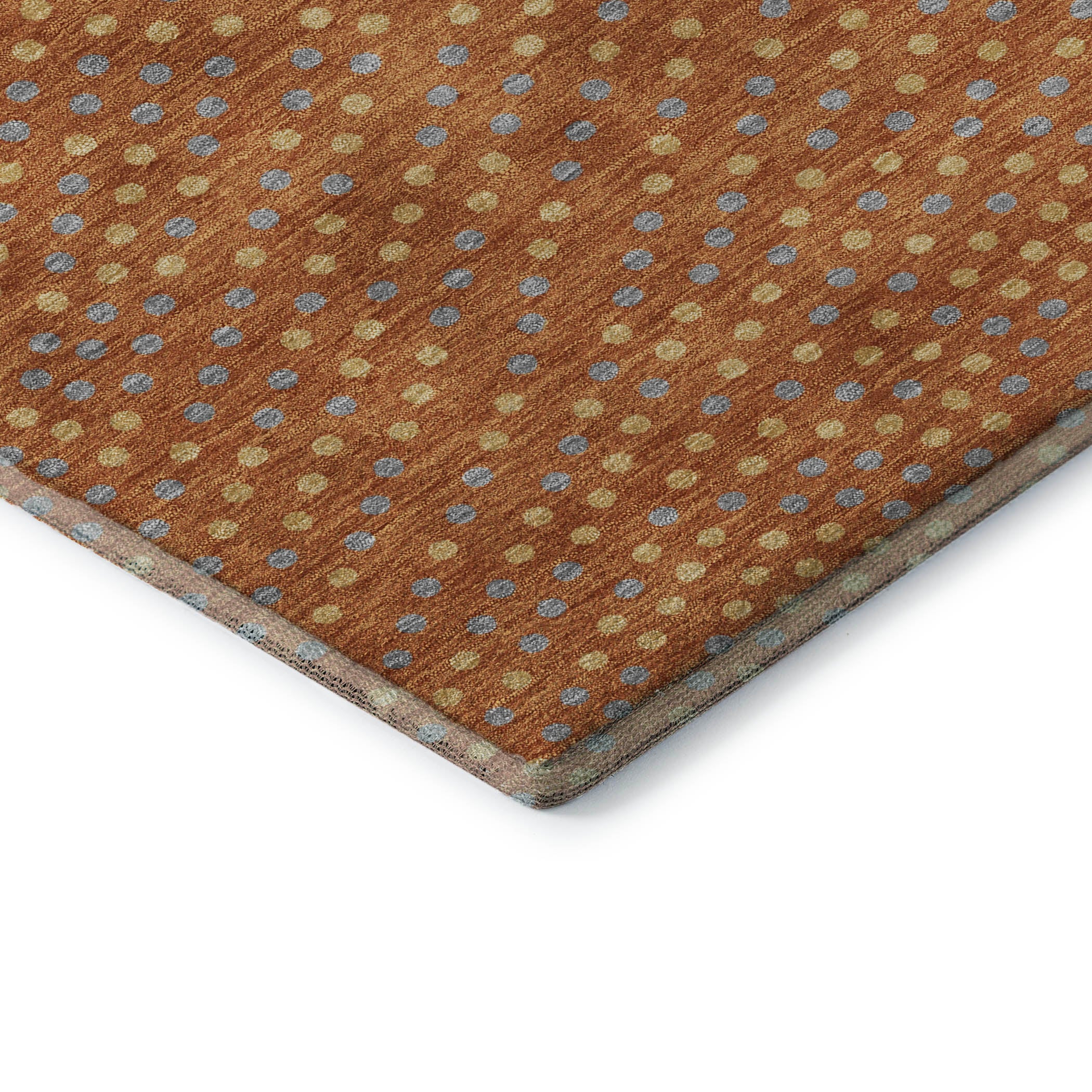 Sarajevo Machine Washable Transitional Paprika Orange Rug 1'8" x 2'6" #shape_Rectangle