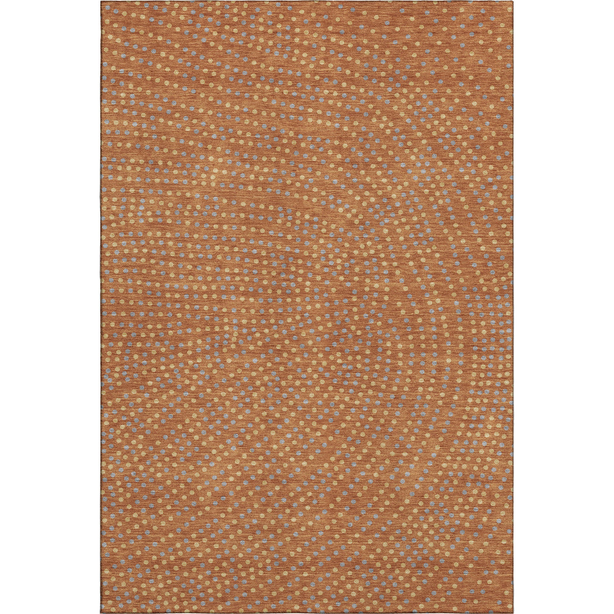 Sarajevo Machine Washable Transitional Paprika Orange Rug 2'6" x 3'10" #shape_Rectangle