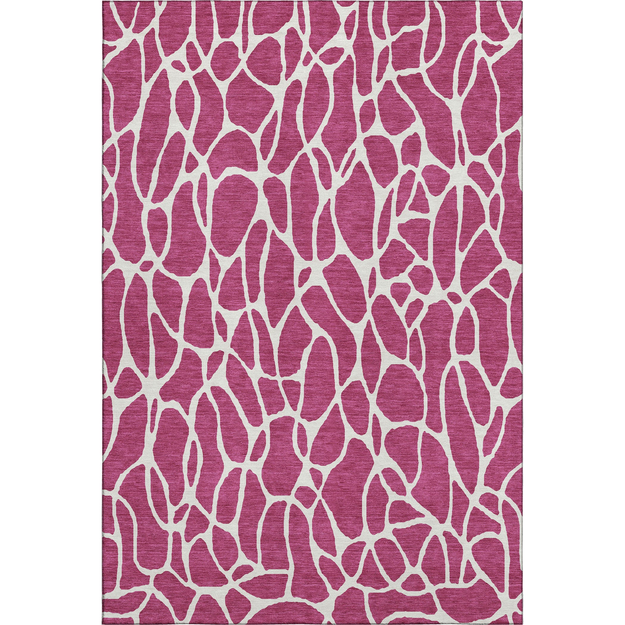 Dublin Machine Washable Transitional Blush Pink Rug 2'6" x 3'10" #shape_Rectangle