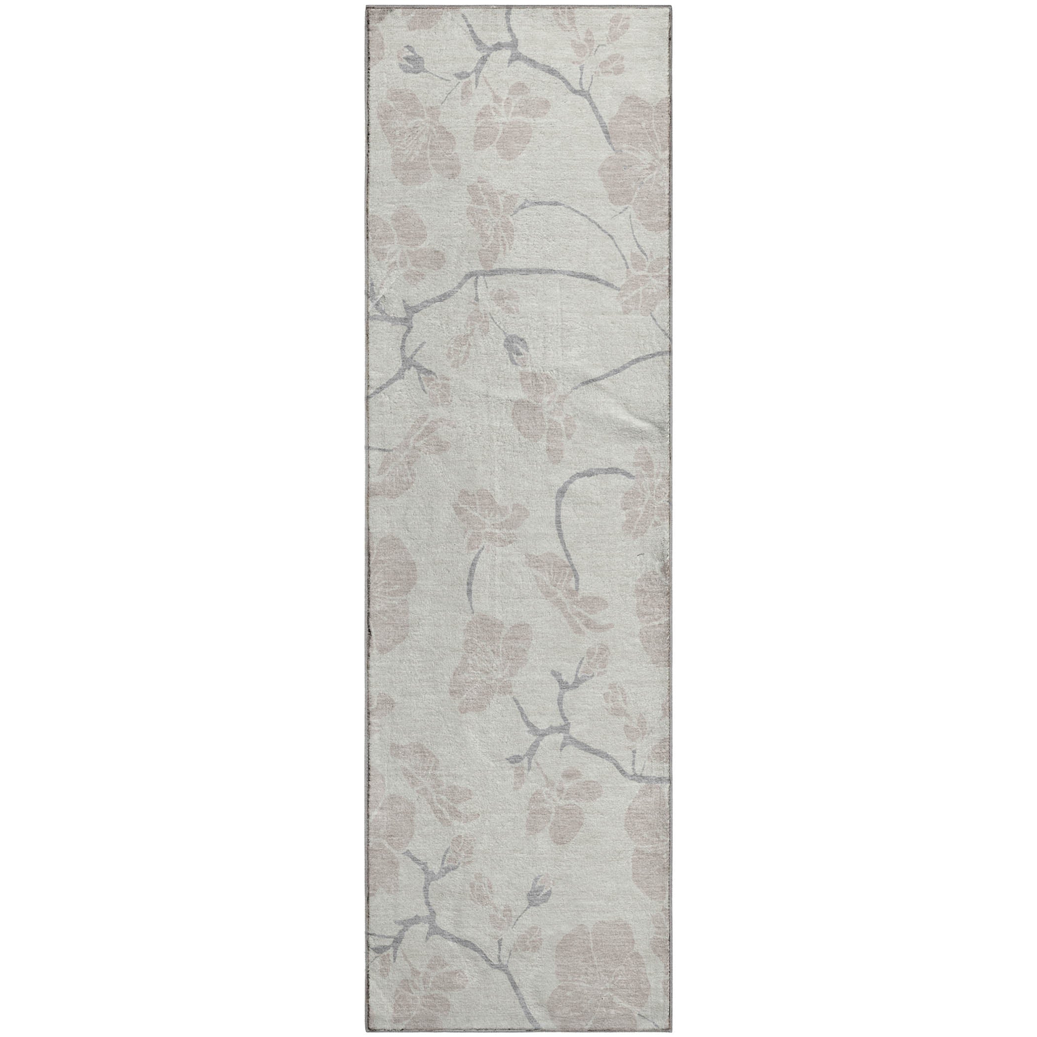 Oaxaca Machine Washable Transitional Ivory Rug 2'3" x 7'6" #shape_Runner