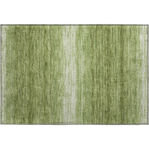 Tallinn Machine Washable Transitional Green Rug 1'8" x 2'6"