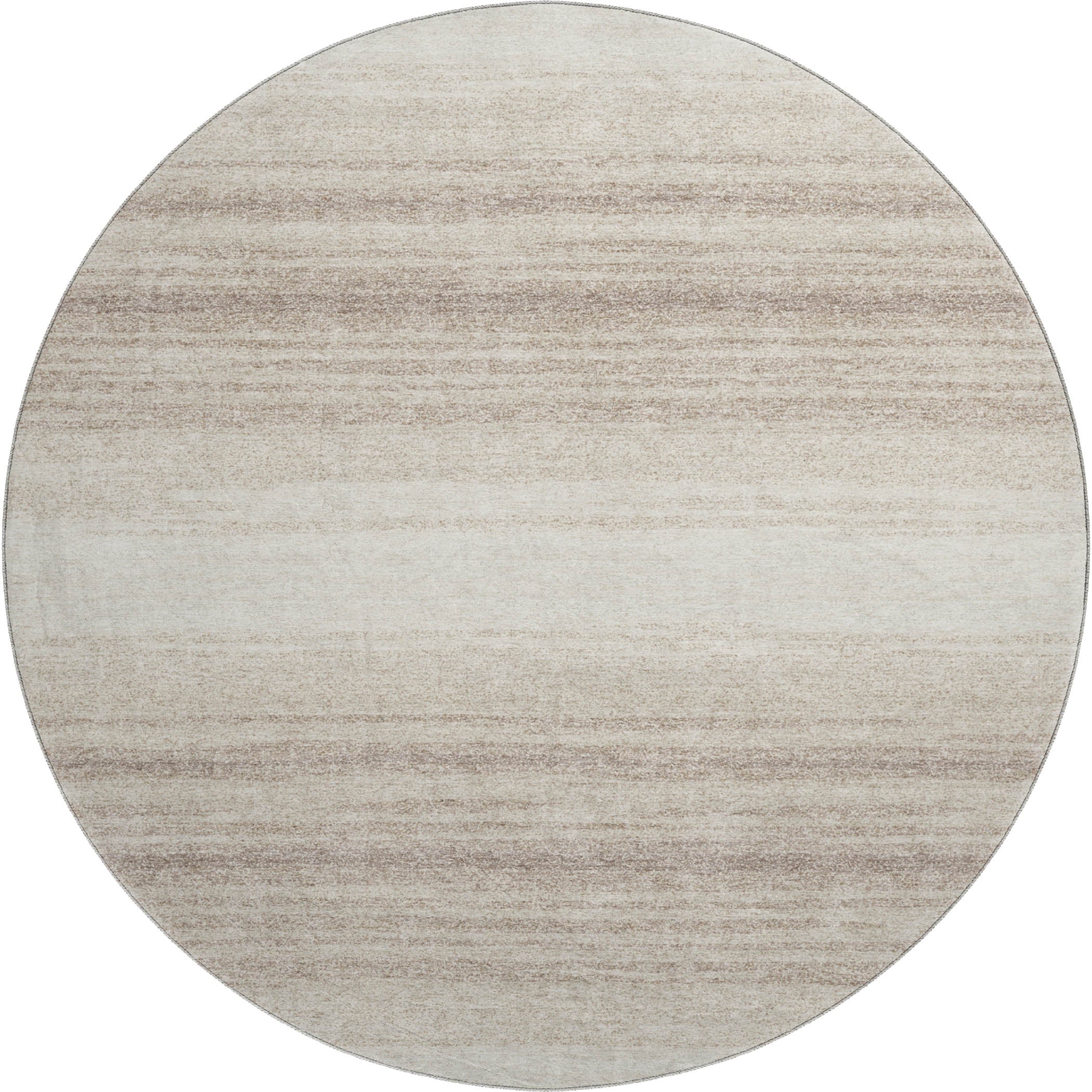 Tallinn Machine Washable Transitional Ivory Rug 8' x 8' #shape_Round