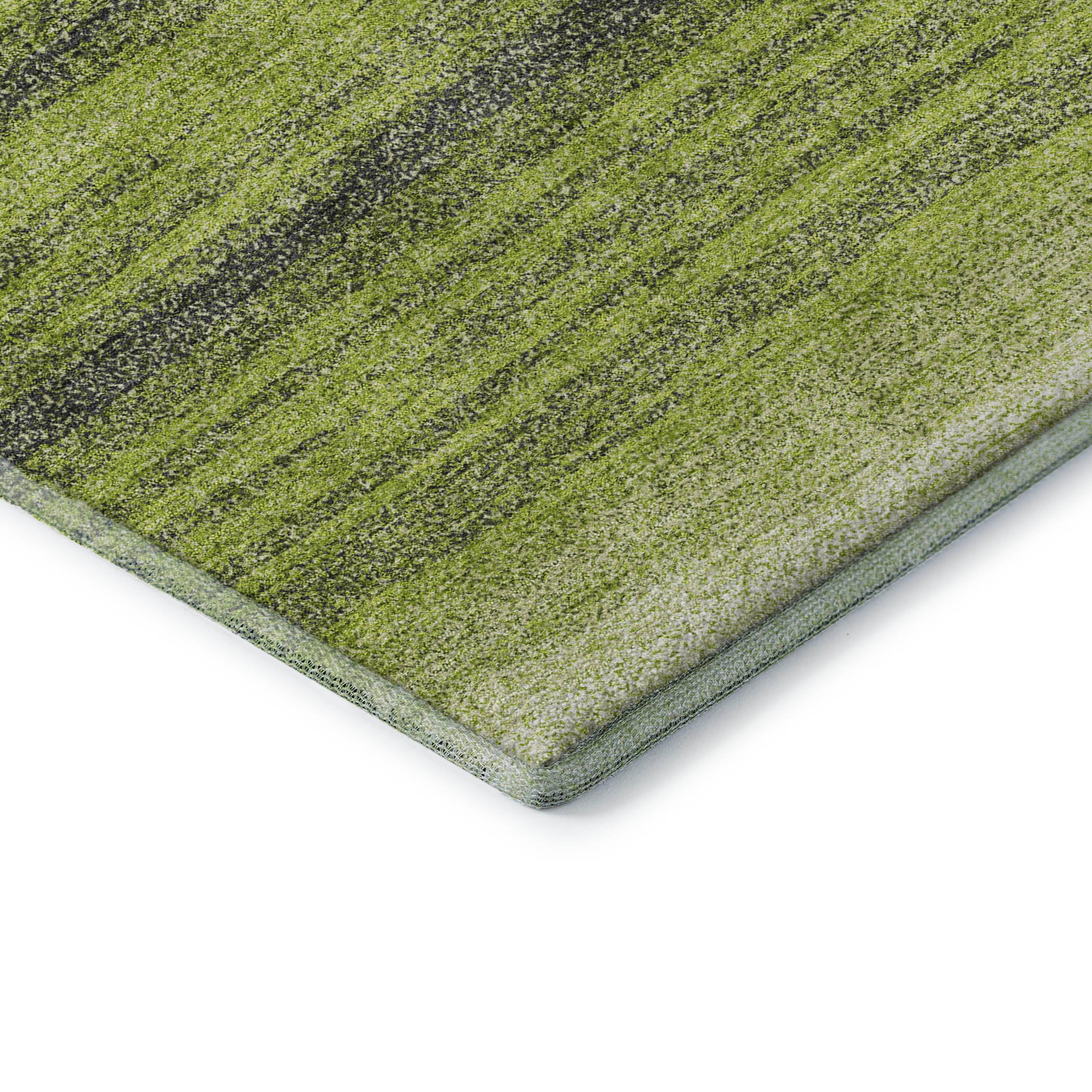Tallinn Machine Washable Transitional Lime Green Rug 1'8" x 2'6" #shape_Rectangle