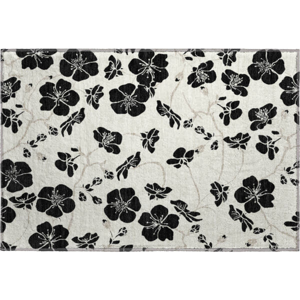 Chiang Mai Machine Washable Transitional Ivory Rug 1'8" x 2'6"
