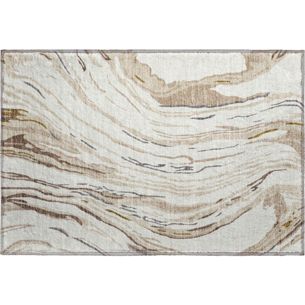 Bogota Machine Washable Transitional Ivory Rug 1'8" x 2'6"