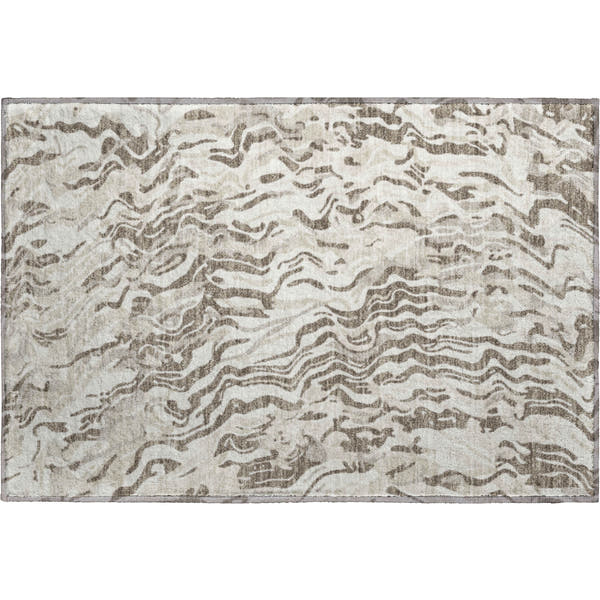 Bruges Machine Washable Transitional Ivory Rug 1'8" x 2'6"