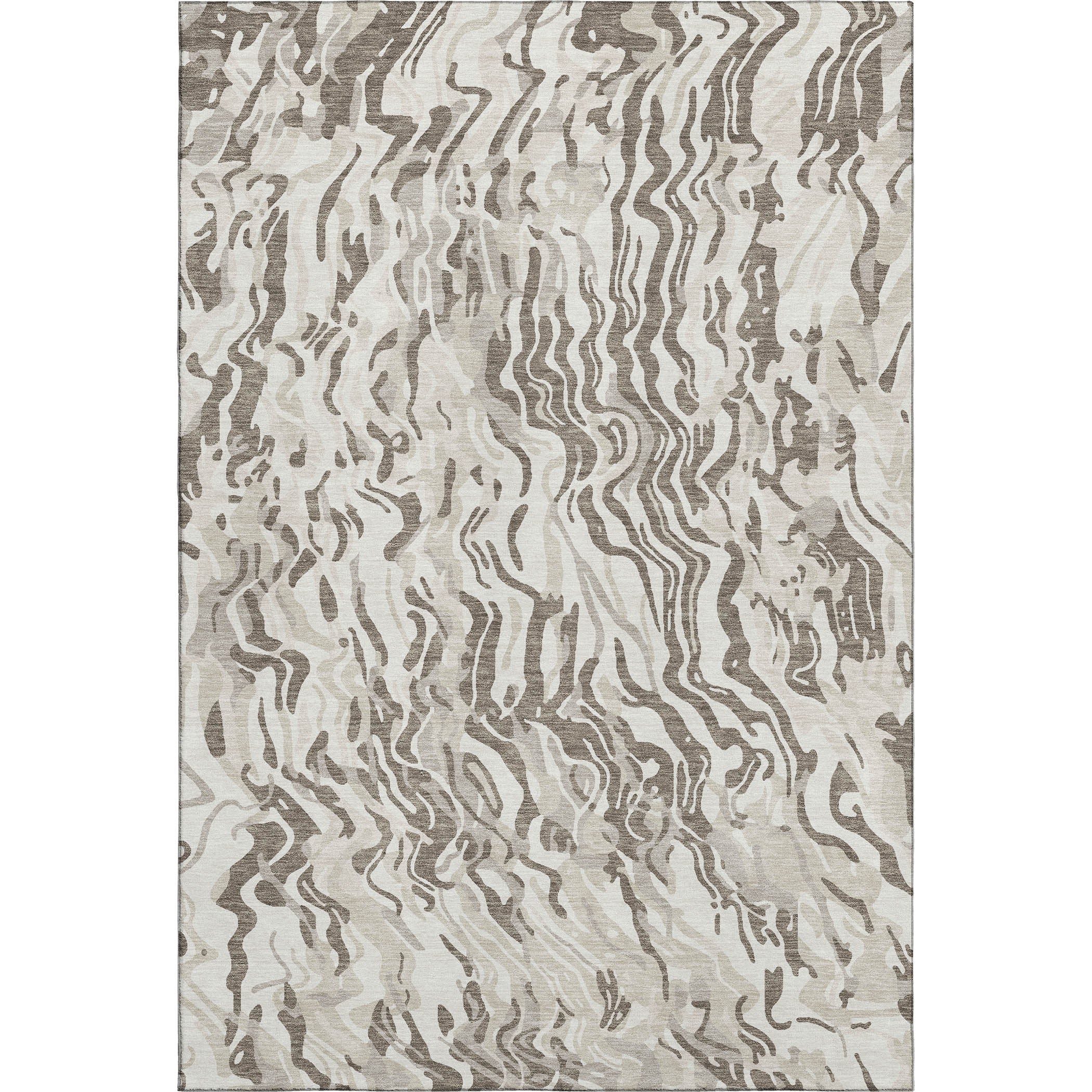 Bruges Machine Washable Transitional Ivory Rug 2'6" x 3'10" #shape_Rectangle