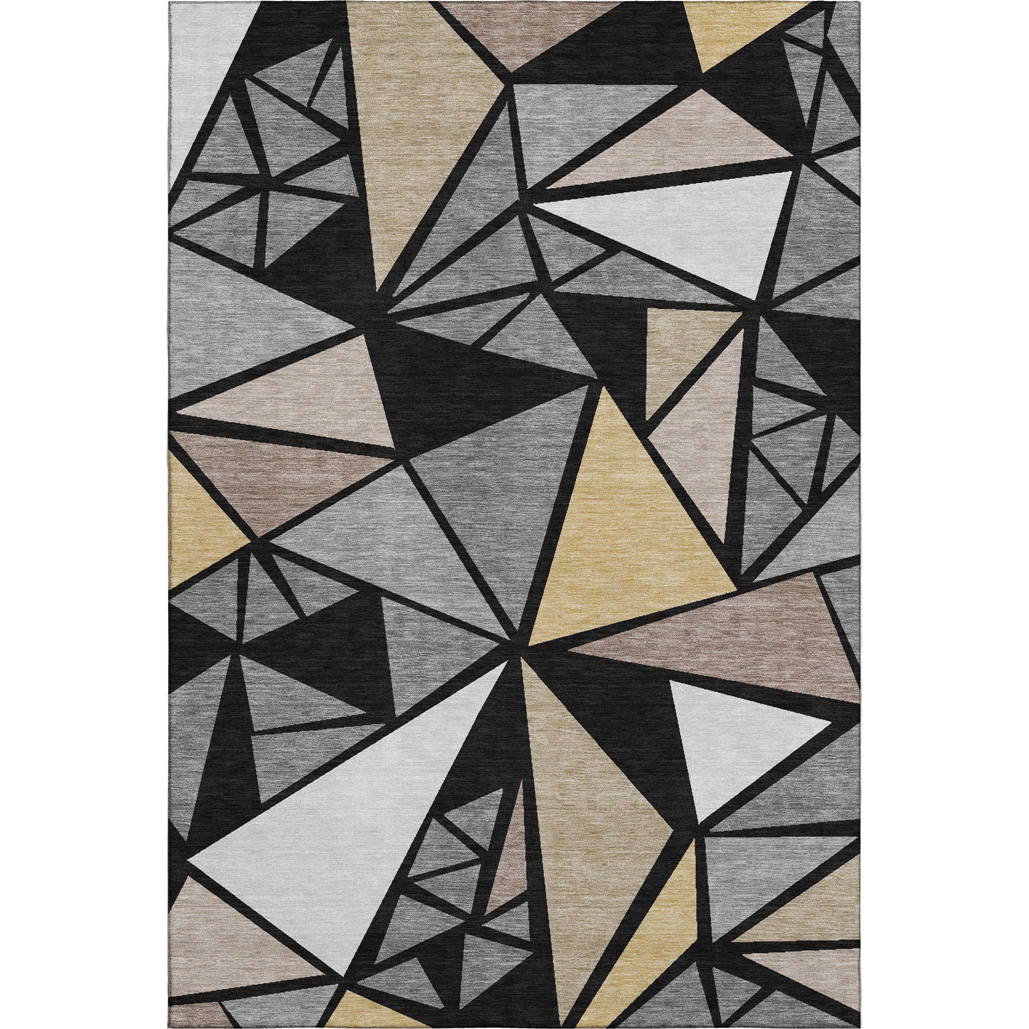 Valletta Machine Washable Transitional Black Rug 2'6" x 3'10" #shape_Rectangle