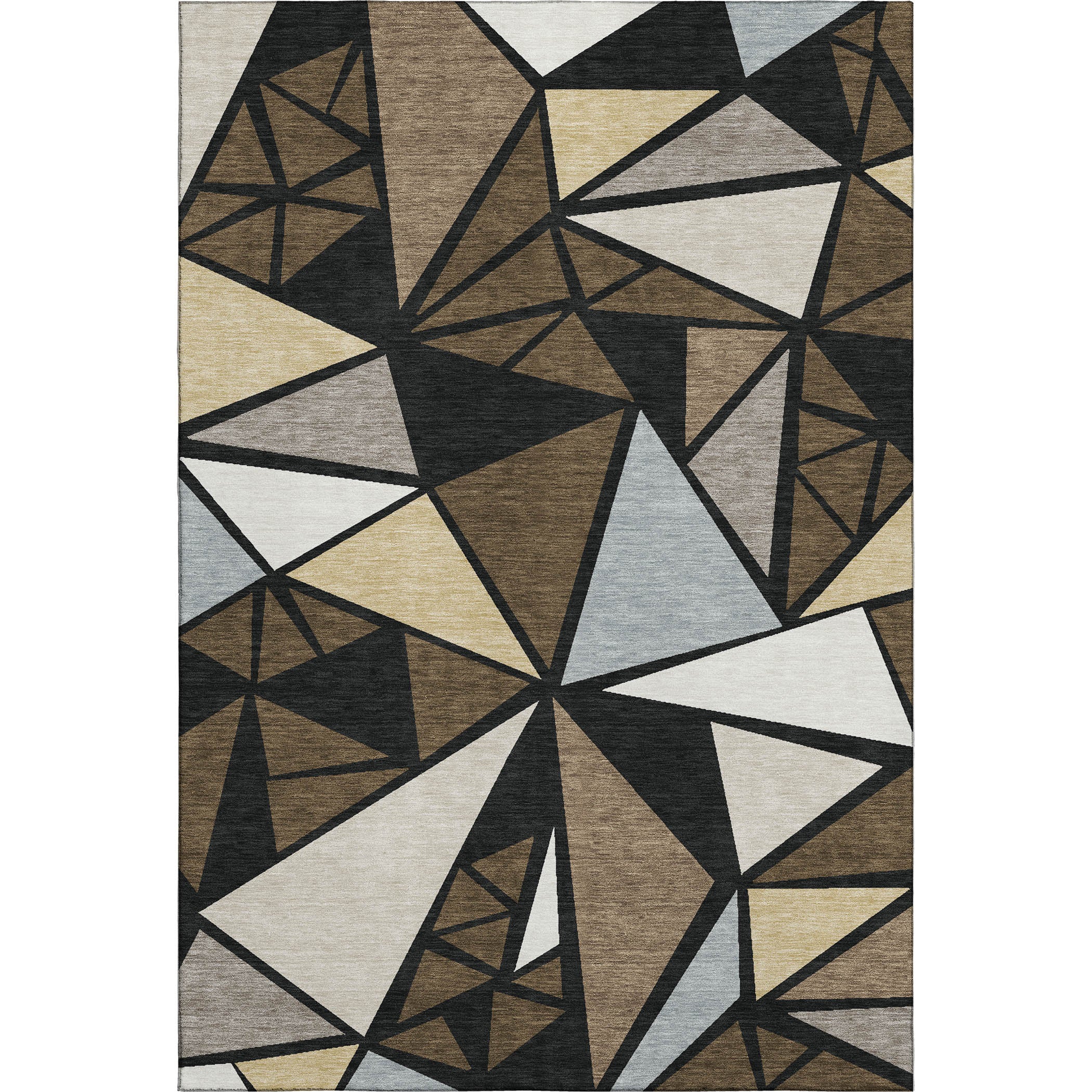 Valletta Machine Washable Transitional Brown Rug 2'6" x 3'10" #shape_Rectangle