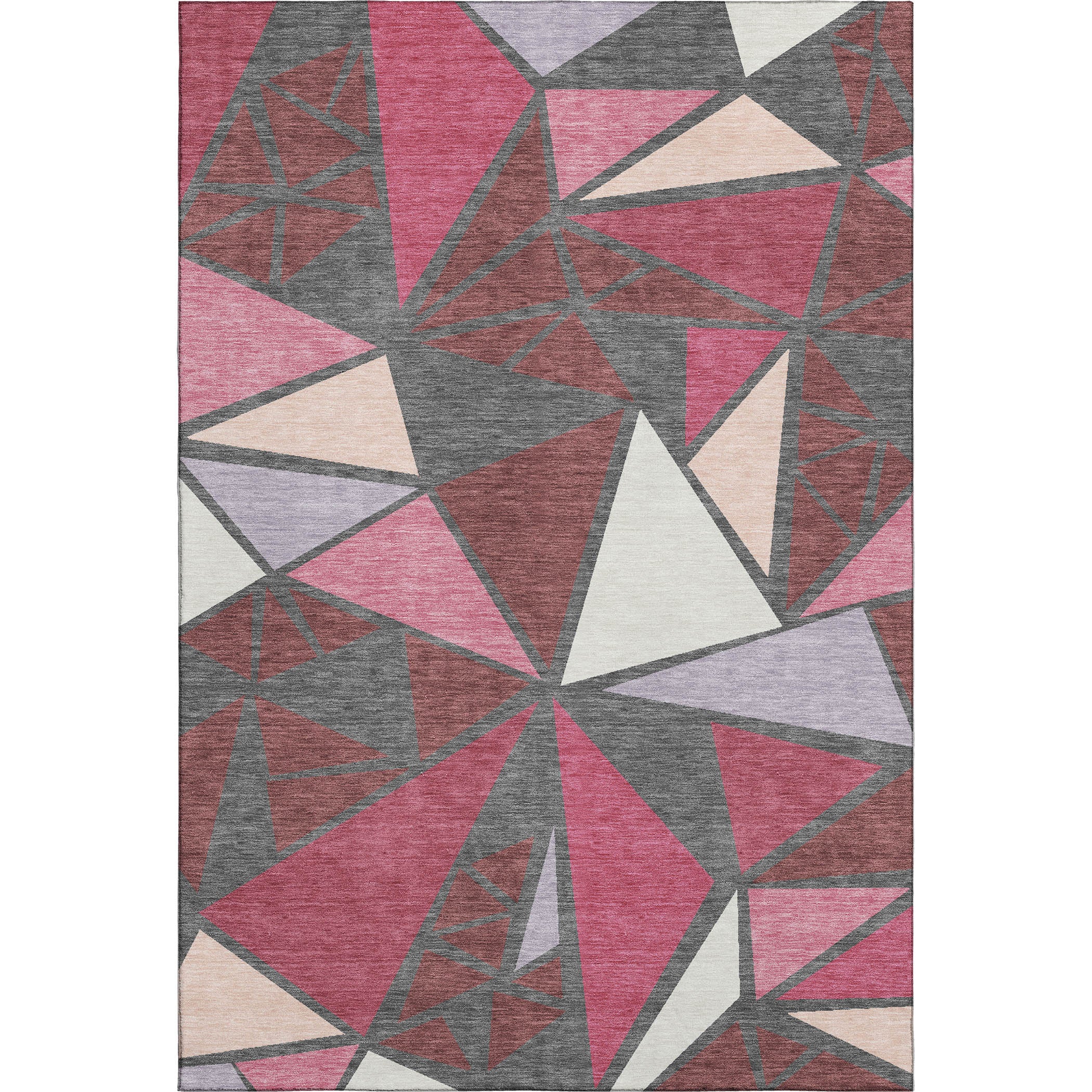 Valletta Machine Washable Transitional Burgundy Red Rug 2'6" x 3'10" #shape_Rectangle